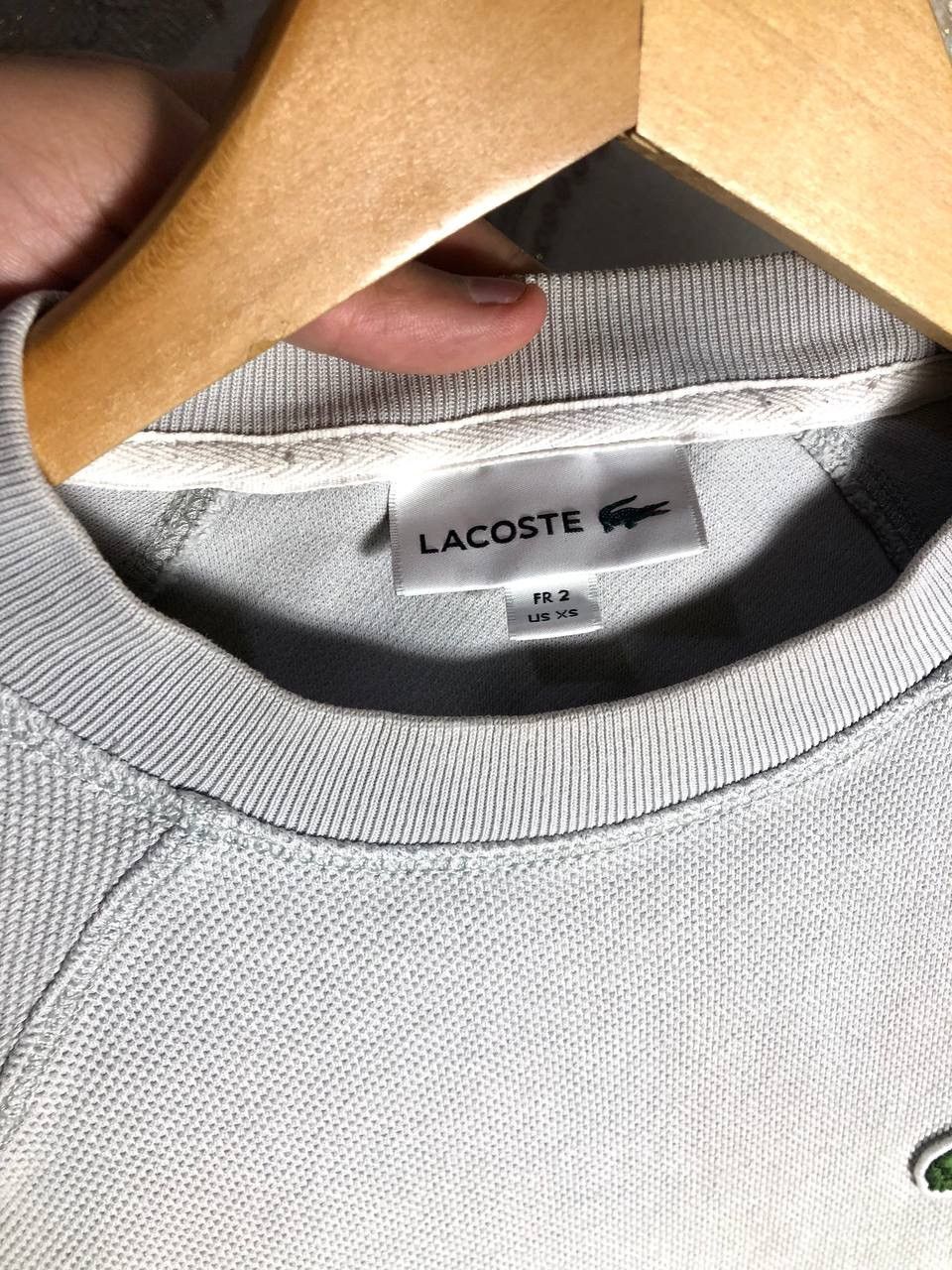 Lacoste × Vintage VERY RARE LACOSTE SWEATSHIRT CLASSIC BIG LOGO JAPAN STYLE Size US XS / EU 42 / 0 - 3 Thumbnail