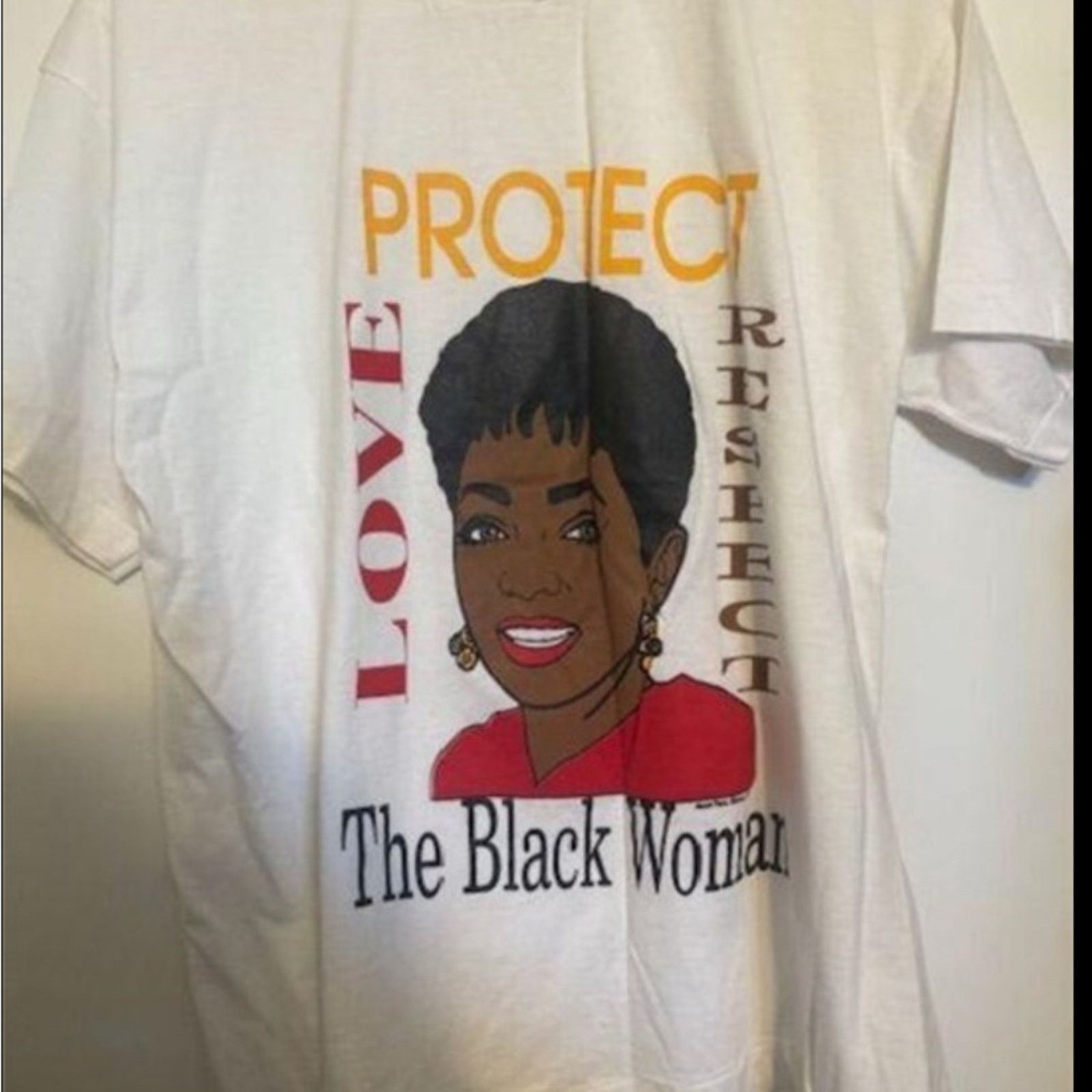 Vintage Rare 90s Vintage Black History Respect Women Graphic T-Shirt Size S / US 4 / IT 40 - 9 Thumbnail