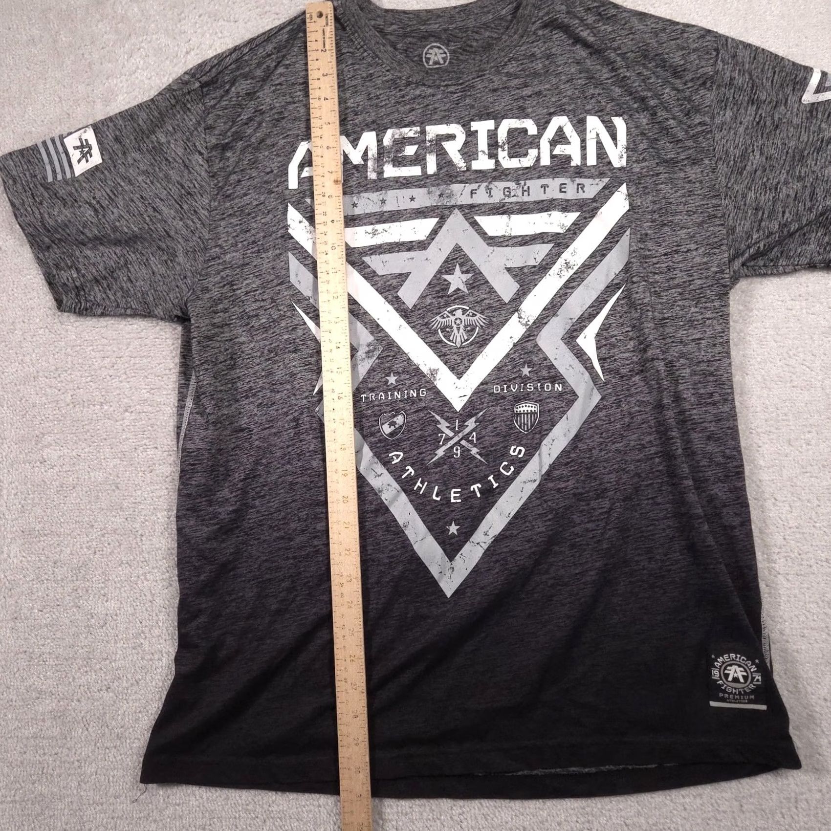 Vintage VINTAGE? No. American Fighter Shirt Mens 3XL Gray Athletic Training Division Graphic Tee Size US XXL / EU 58 / 5 - 6 Thumbnail