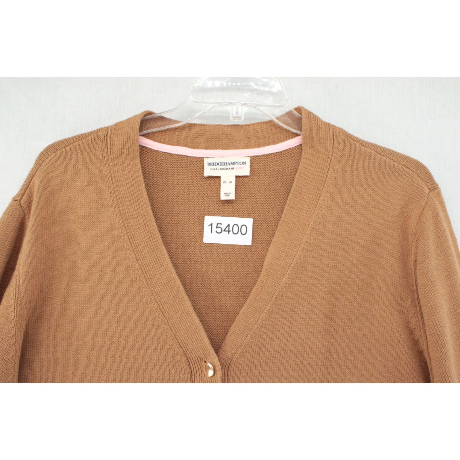 Isaac Mizrahi VINTAGE Isaac Mizrahi live Cardigan Women's 4X Brown Bridgehampton Button Up Old Money Size XXL / US 16-18 / IT 52-54 - 8 Thumbnail
