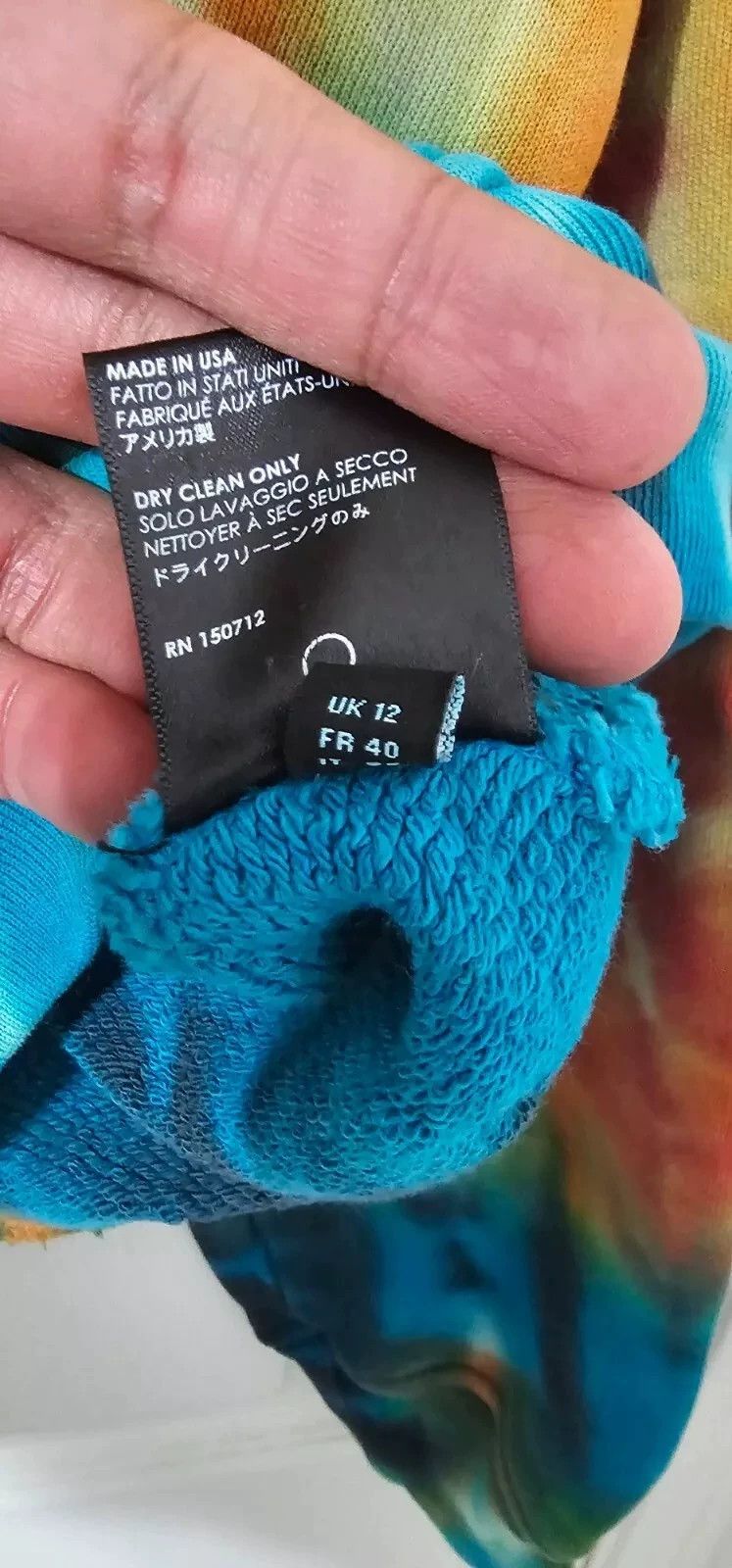Amiri Amiri Tie-dyed sweatshirt Size US M / EU 48-50 / 2 - 7 Thumbnail