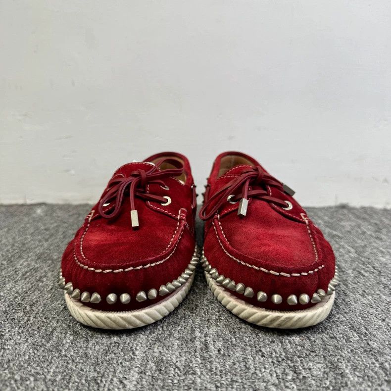 Jimmy Choo Christian Louboutin Red Sailing Shoes Size US 8.5 / EU 41-42 - 1 Thumbnail