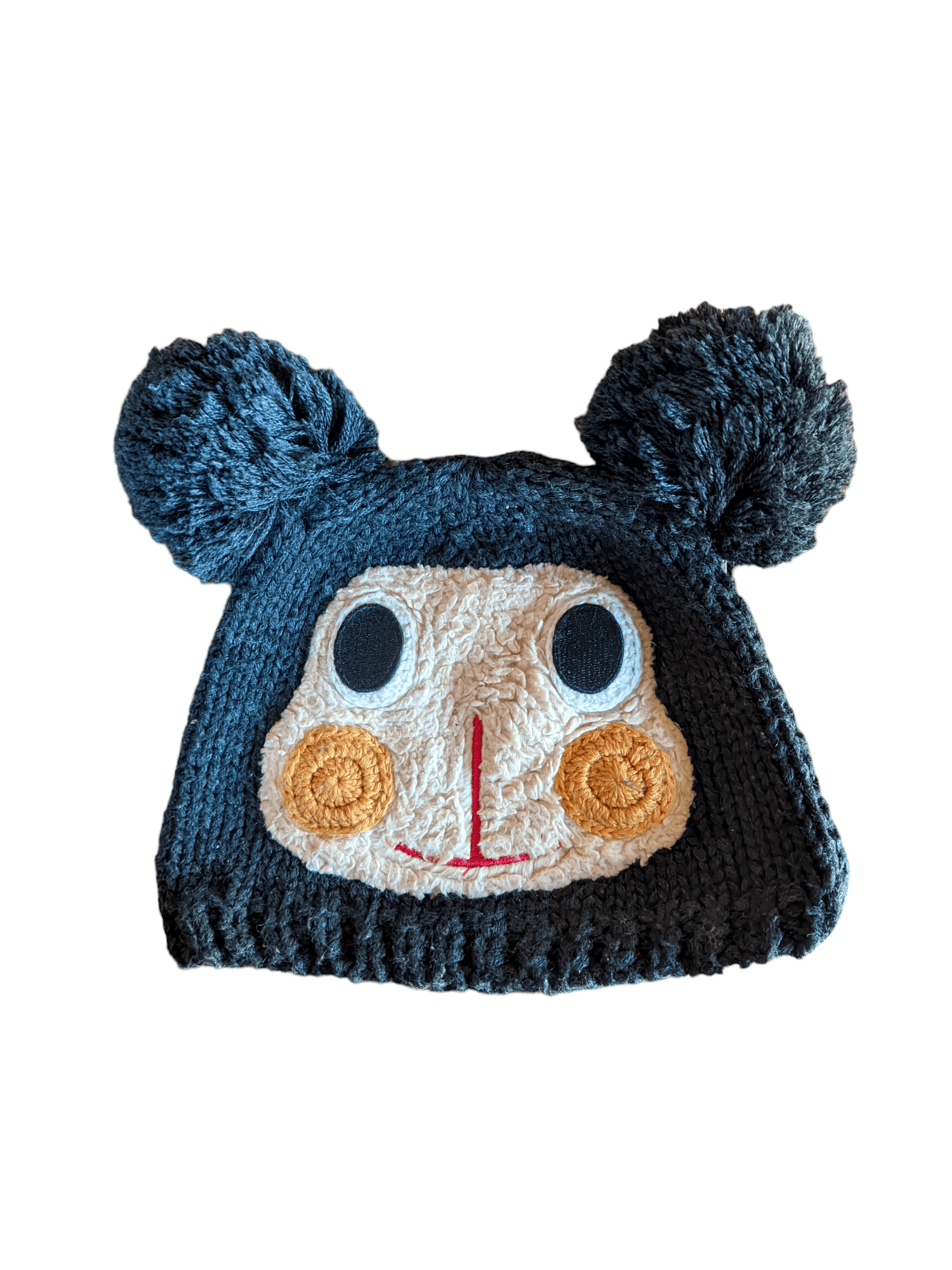 Handmade × Japanese Brand Animal Knitted Beanie Handwoven Size ONE SIZE - 2 Thumbnail