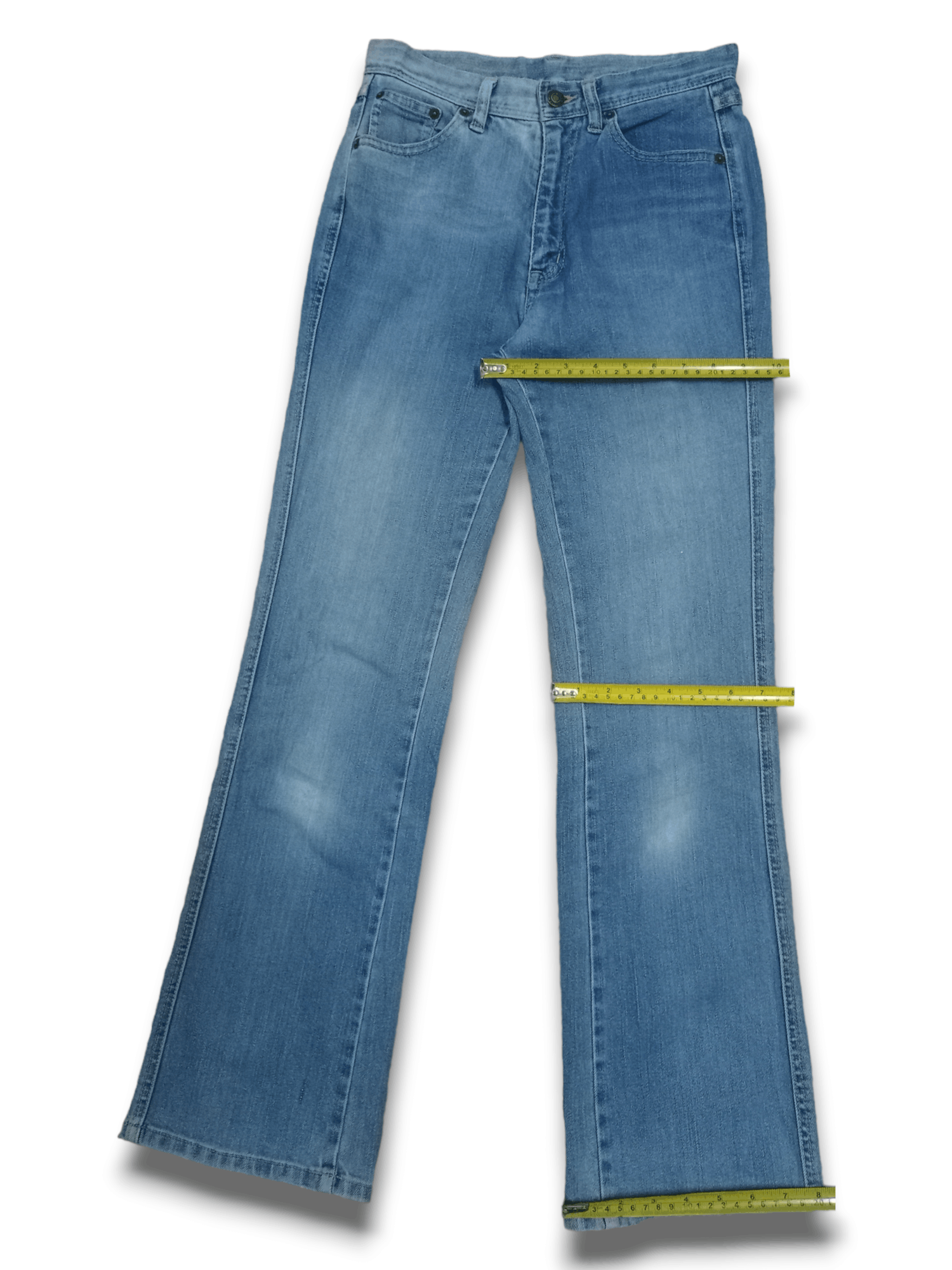 Japanese Brand Vintage Japanese Brand Blue Wash Flare Jeans Size US 27 - 12 Thumbnail