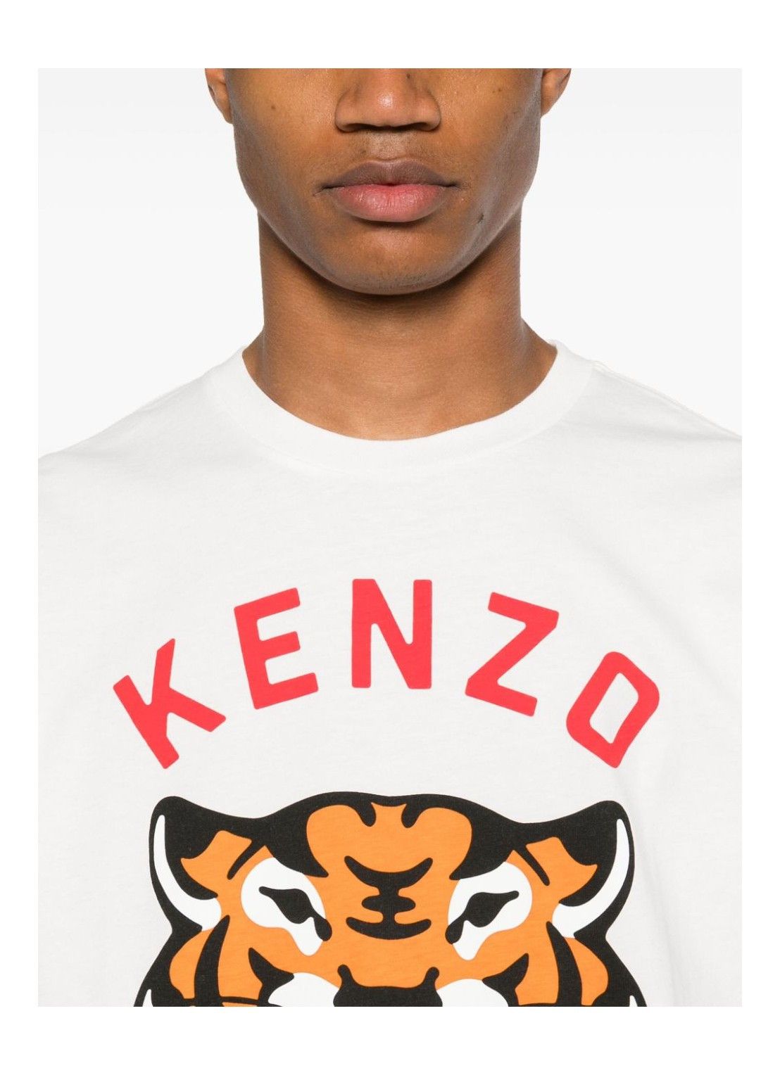Kenzo o1s22i1n0125 Lucky Tiger Oversized T-Shirt in White Size US M / EU 48-50 / 2 - 5 Thumbnail