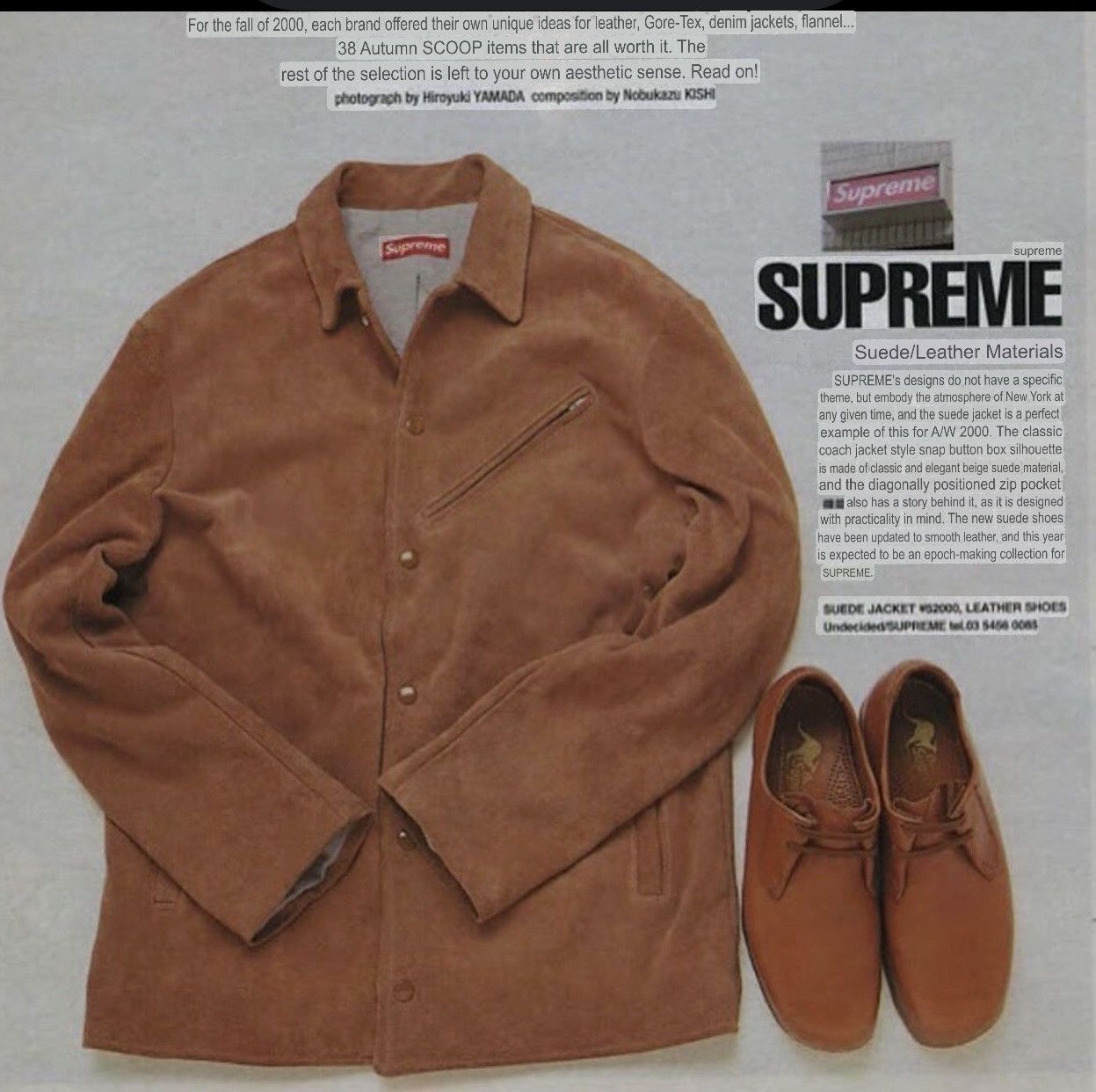 Vintage Early 2000 Supreme Classic Seude Coach Jacket