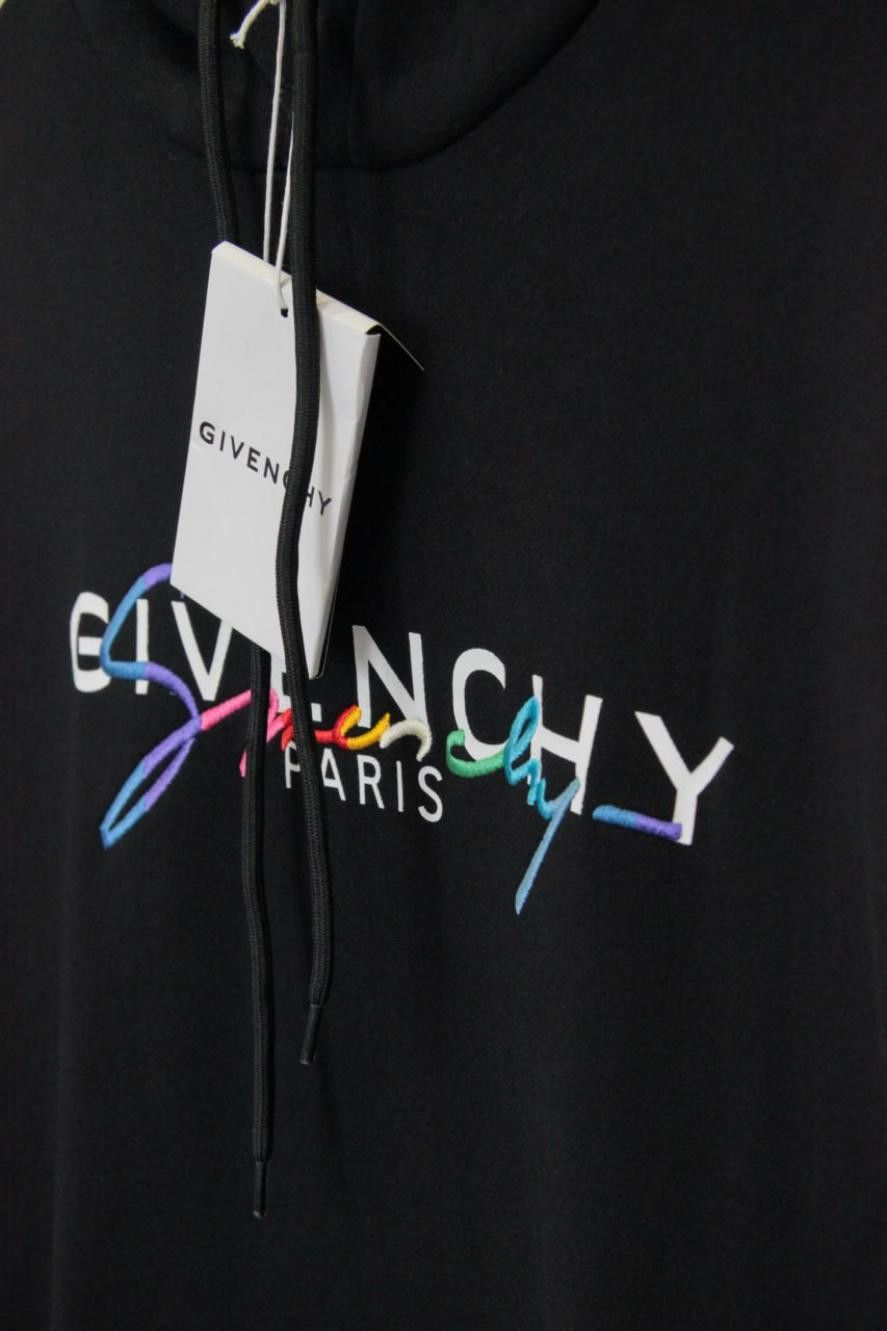 Givenchy Givenchy black rainbow hoodie Size US L / EU 52-54 / 3 - 9 Thumbnail