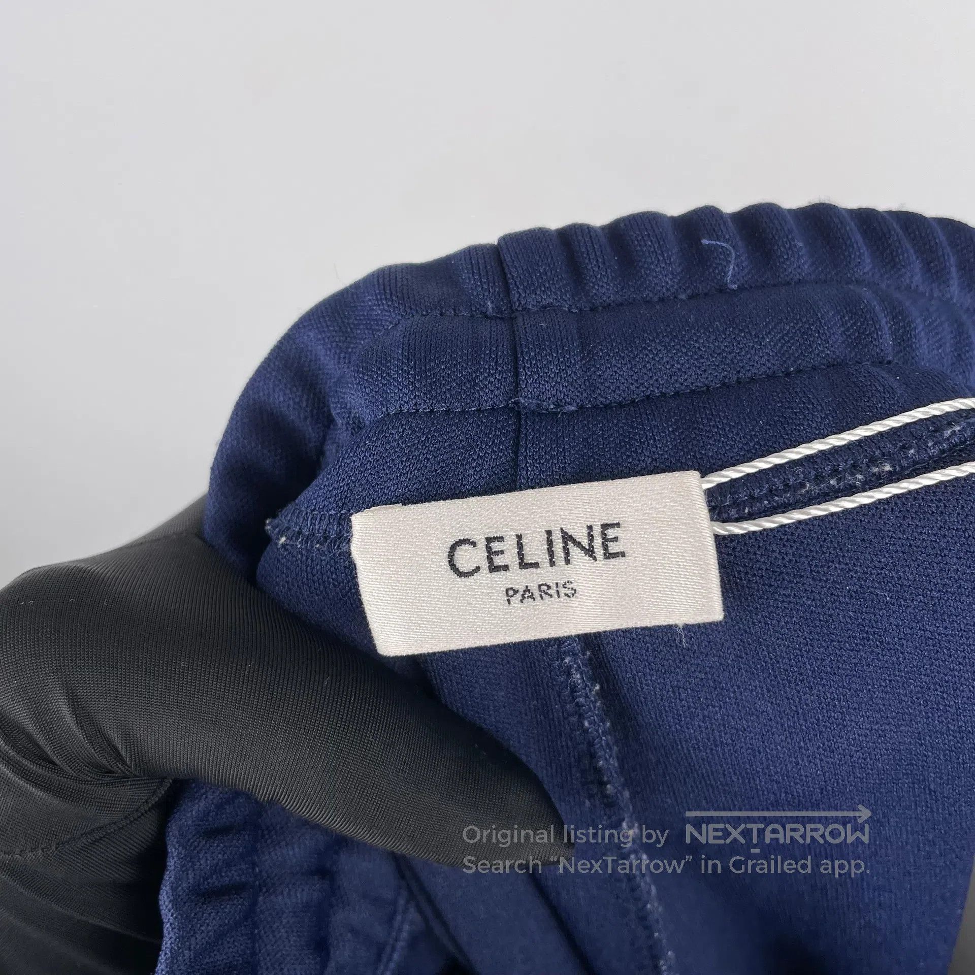 Celine CELINE size S Navy Blue Sport Embroidered Pants Size S| Size US 27 - 7 Thumbnail