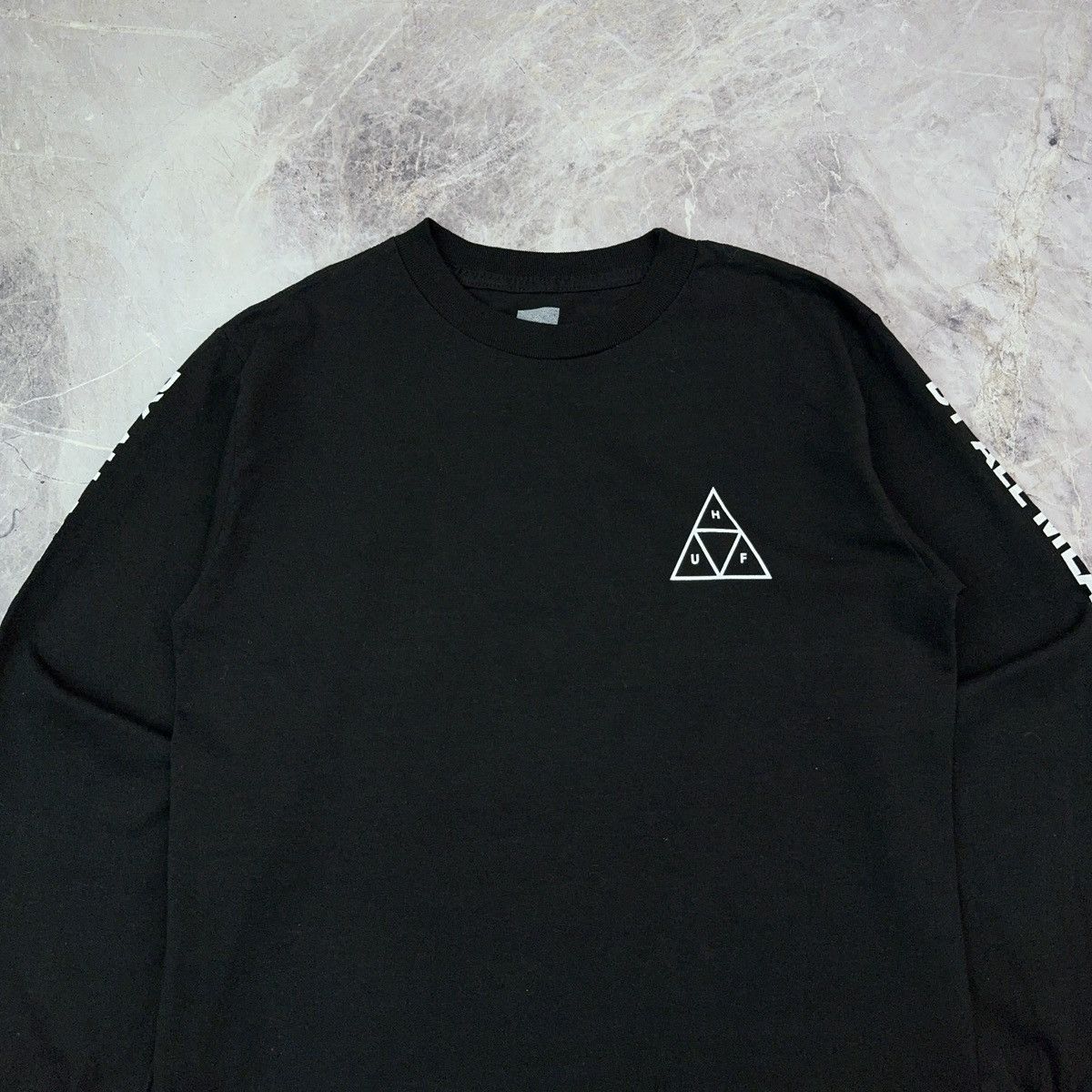 Huf Huf Longsleeve T shirt Skater Sk8 Streetwear Black 90s S Size US S / EU 44-46 / 1 - 11 Thumbnail