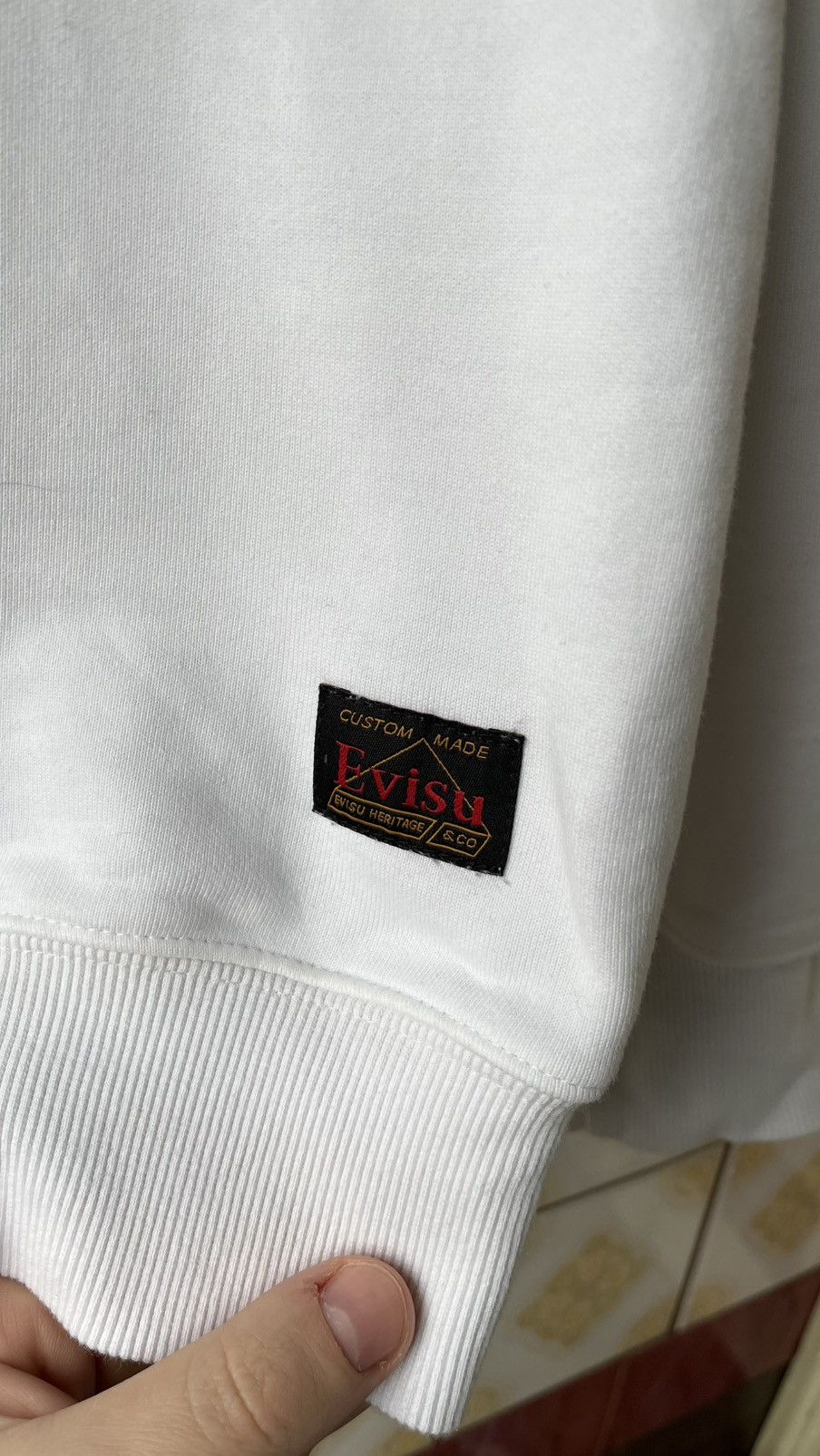 Evisu Vintage Evisu white sweatshirt Size US S / EU 44-46 / 1 - 3 Thumbnail