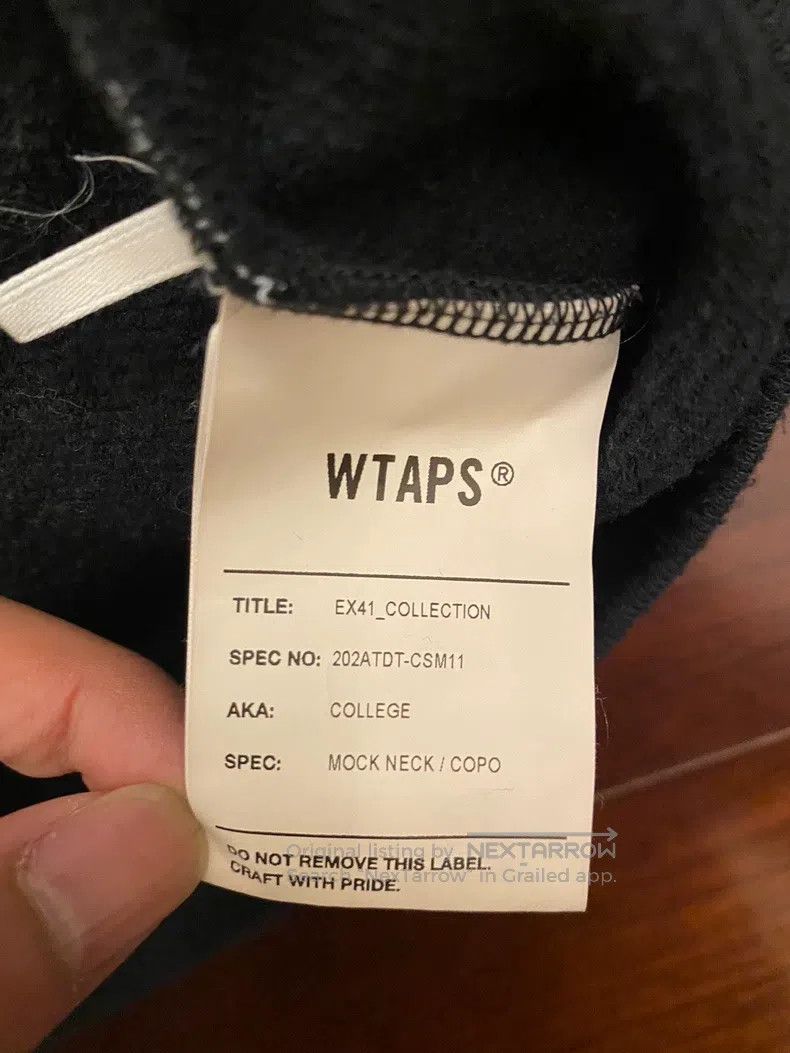 Wtaps Wtaps Leaves collar campus style hoodie Size US M / EU 48-50 / 2 - 3 Thumbnail