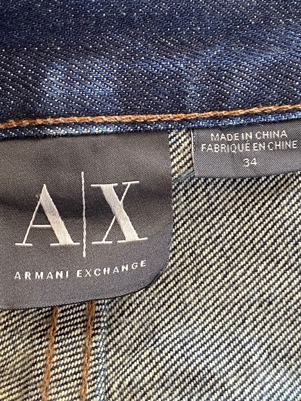 Armani Exchange Armani Exchange Blue Wash Style Straight Leg Jeans Size US 34 / EU 50 - 11 Thumbnail