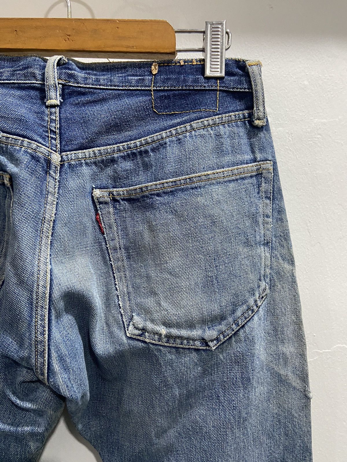 Denime × Japanese Brand Denime distressed selvedge Japan jeans Size US 31 - 7 Thumbnail