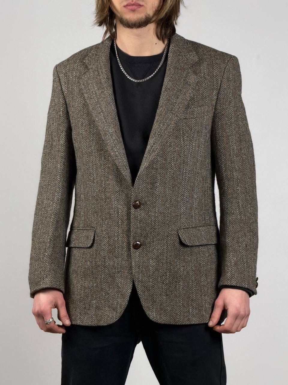Harris Tweed harris Tweed vintage Centaur gold collection blazer eur50 Size 40R - 2 Thumbnail
