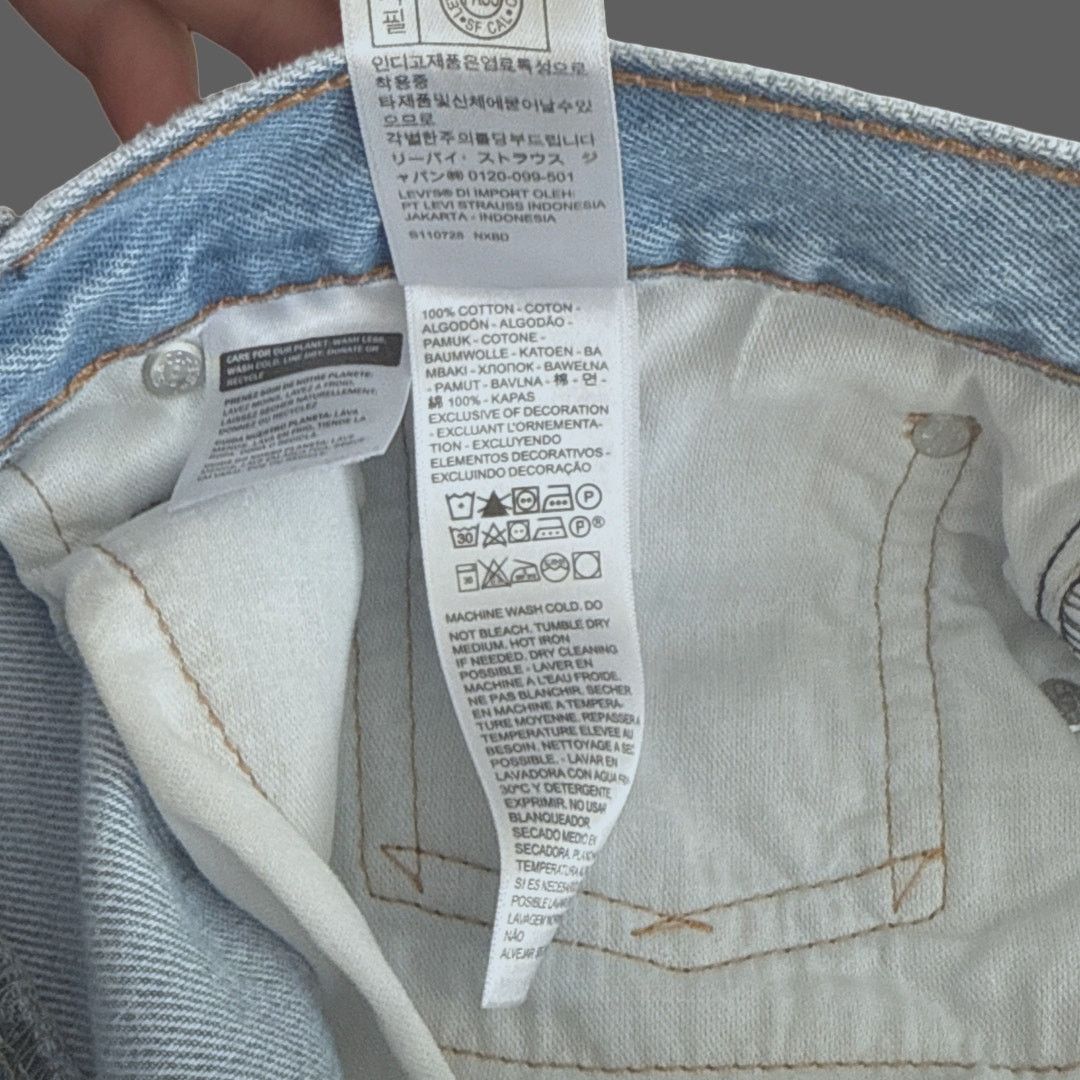 Levi's Levi's 405 Standard Light Wash Denim Shorts 34 GUC Size US 34 / EU 50 - 11 Thumbnail