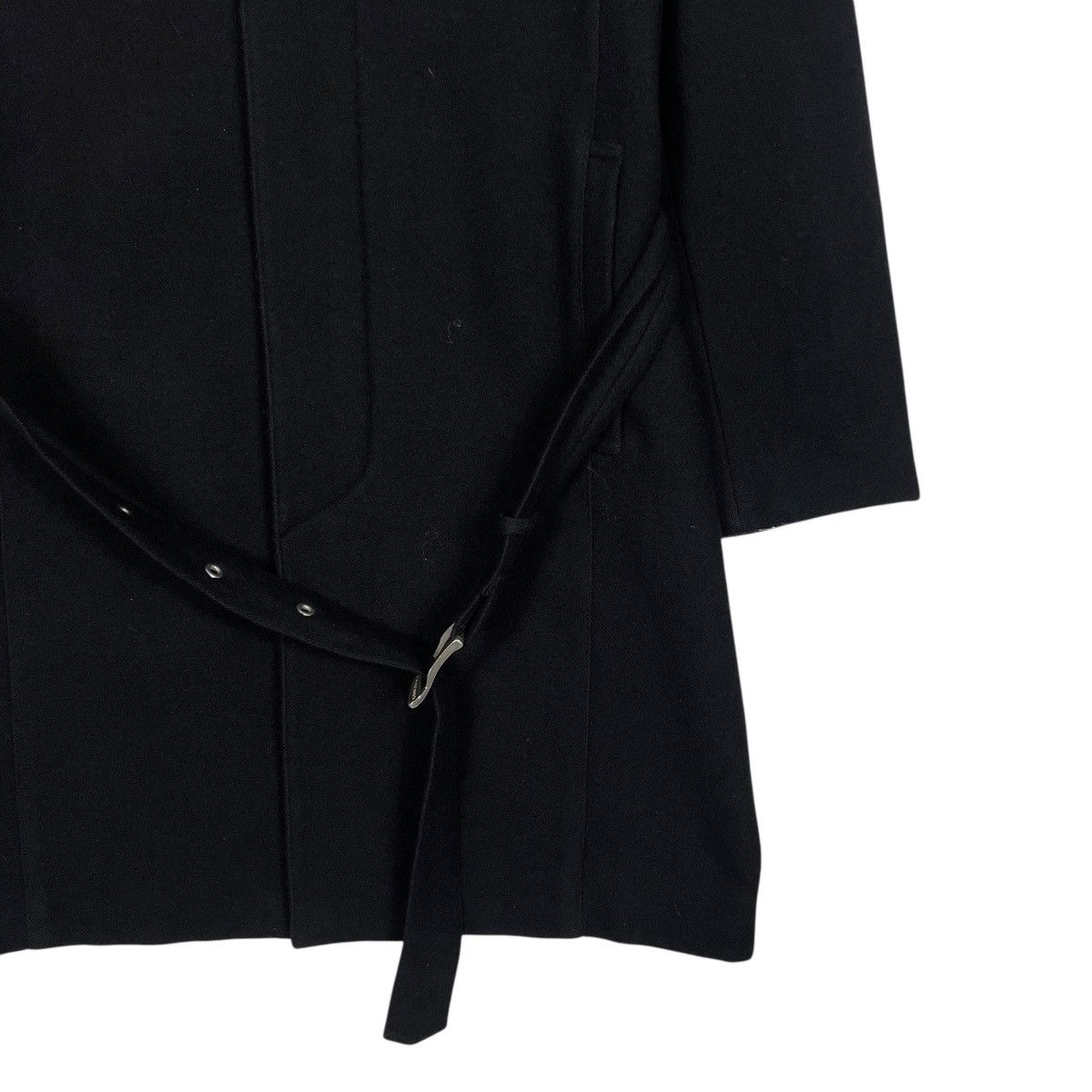 Jean Paul Gaultier Gaultier Homme Object Wool Black Coat Size US M / EU 48-50 / 2 - 5 Thumbnail