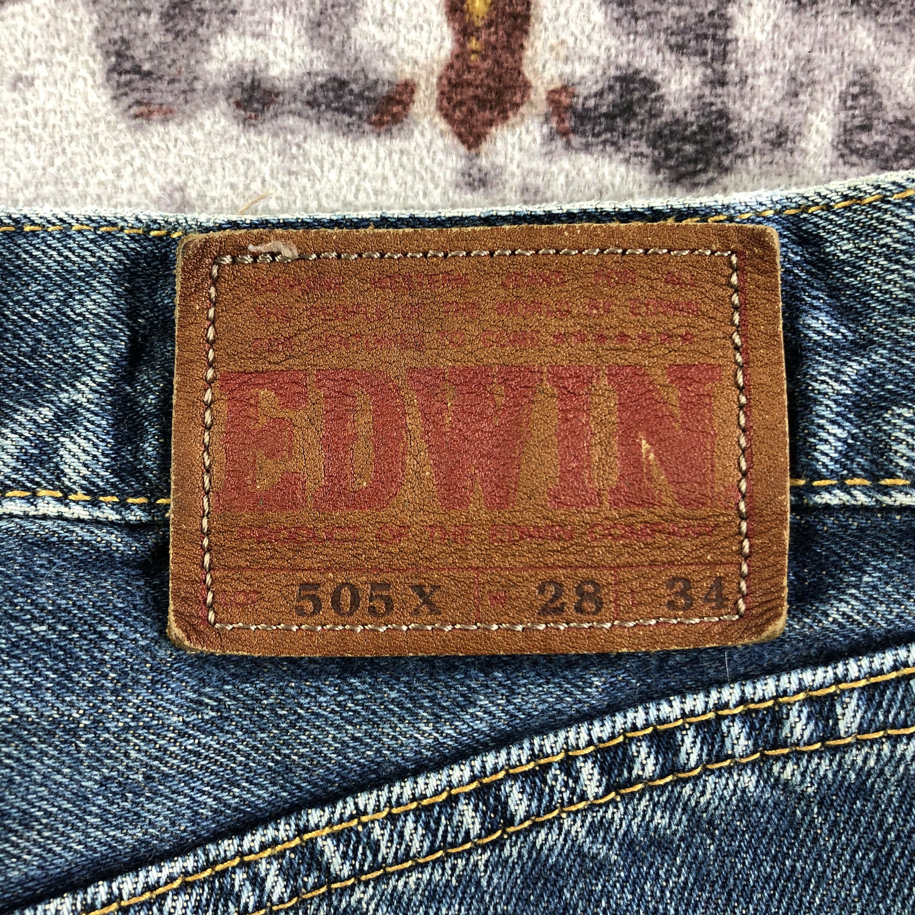 Edwin Vintage Redline Edwin 505 Jeans-JM3584 Size US 28 / EU 44 - 6 Thumbnail