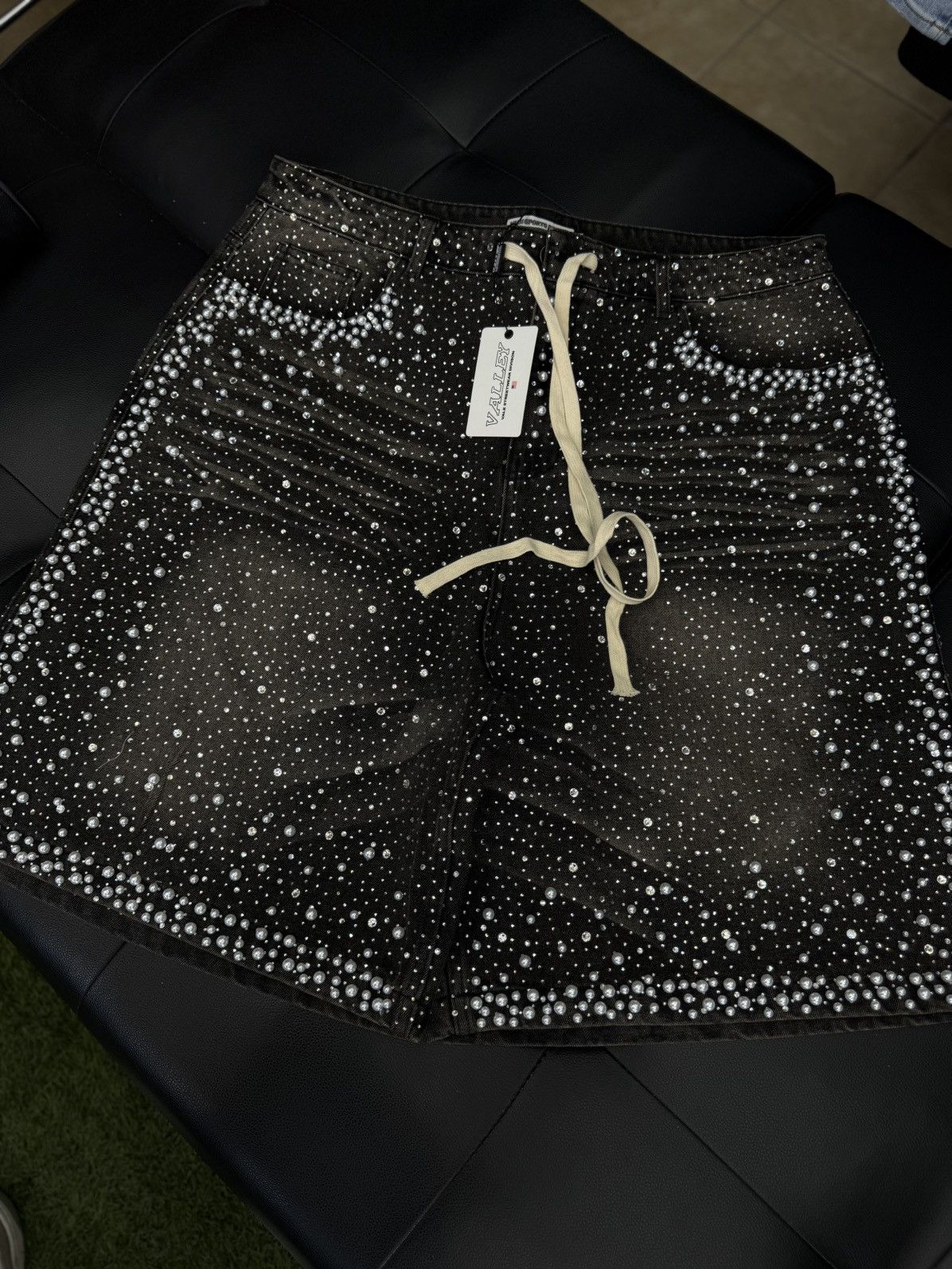 Vale Valley Vale Rhinestone Shorts Black Size 36 (NEW) Size US 36 / EU 52 - 6 Thumbnail