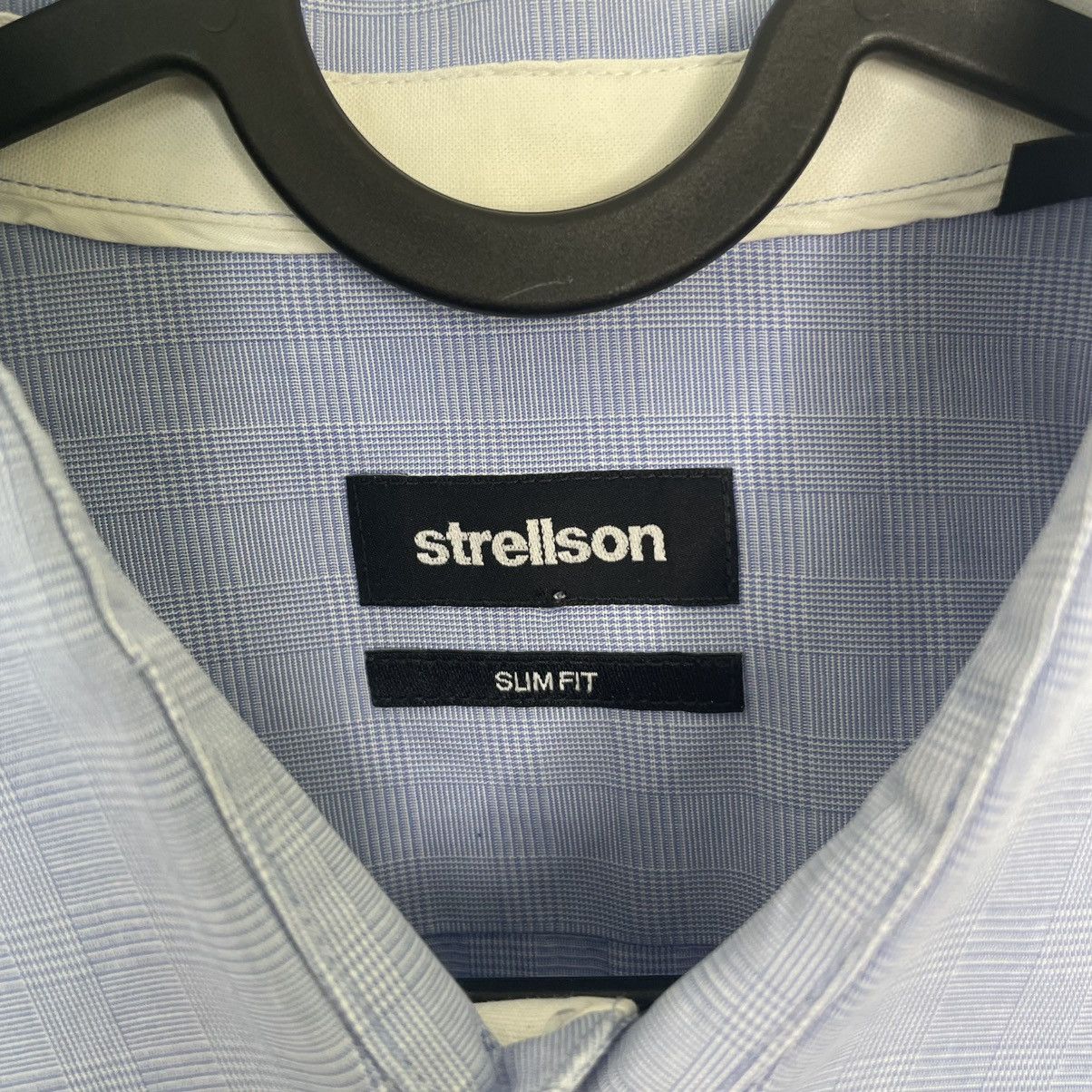 Strellson Strellson Dress Shirt Slim Fit Blue 43/17/XL Size US L / EU 52-54 / 3 - 3 Thumbnail