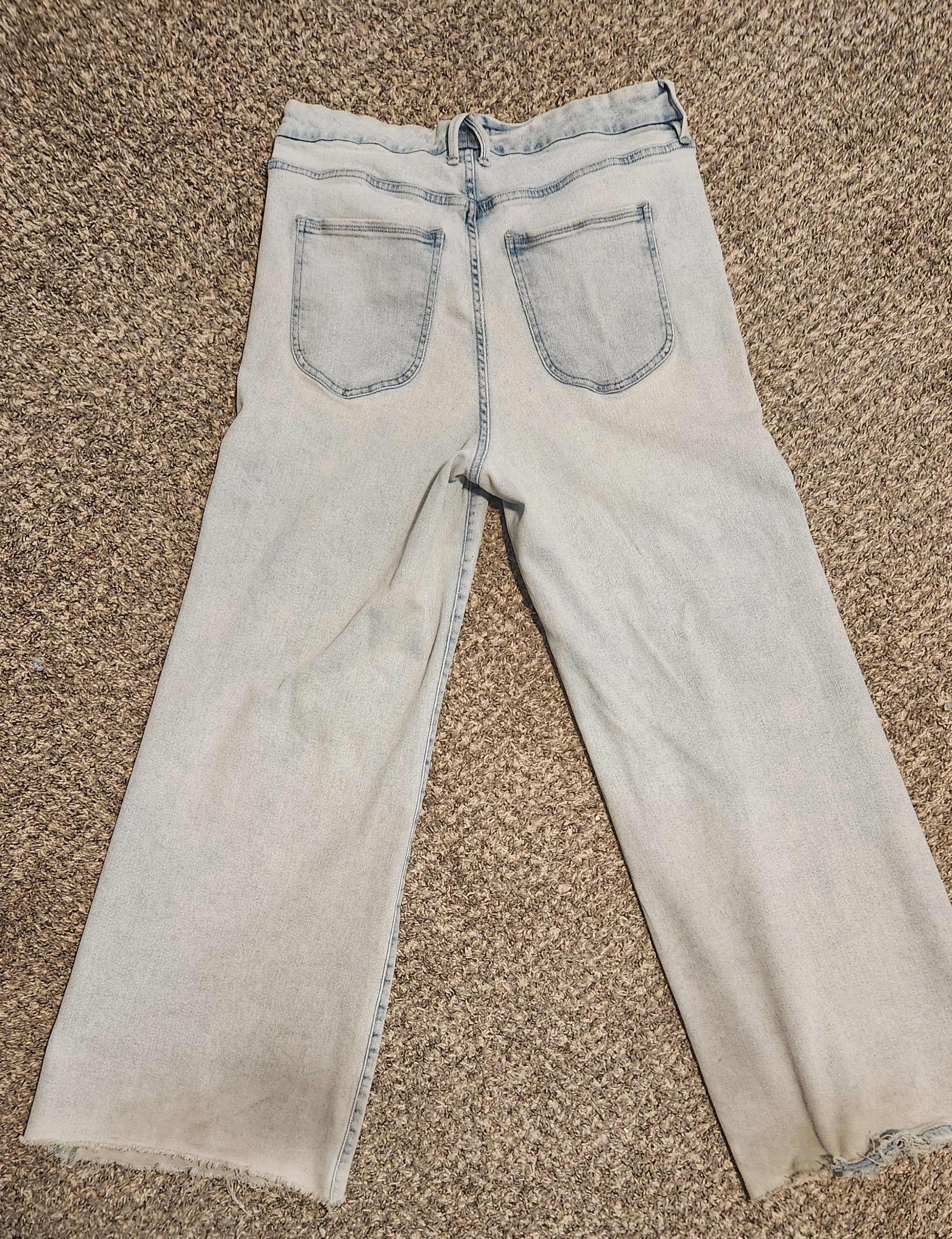 Good American Good American Acid-Wash Palazzo Jeans Size 38" / US 16 / IT 52 - 7 Thumbnail