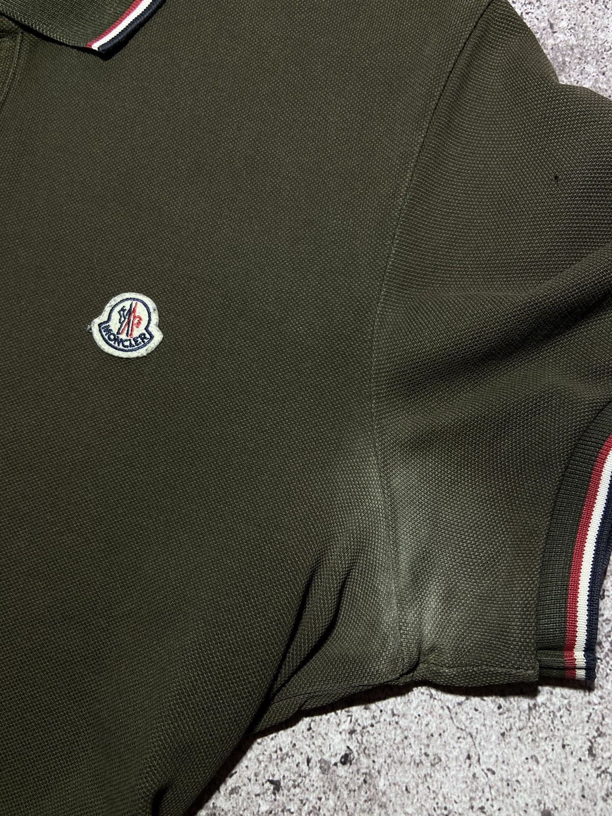 Moncler 💥Moncler khaki polo t-shirt‼️ Size US M / EU 48-50 / 2 - 6 Thumbnail