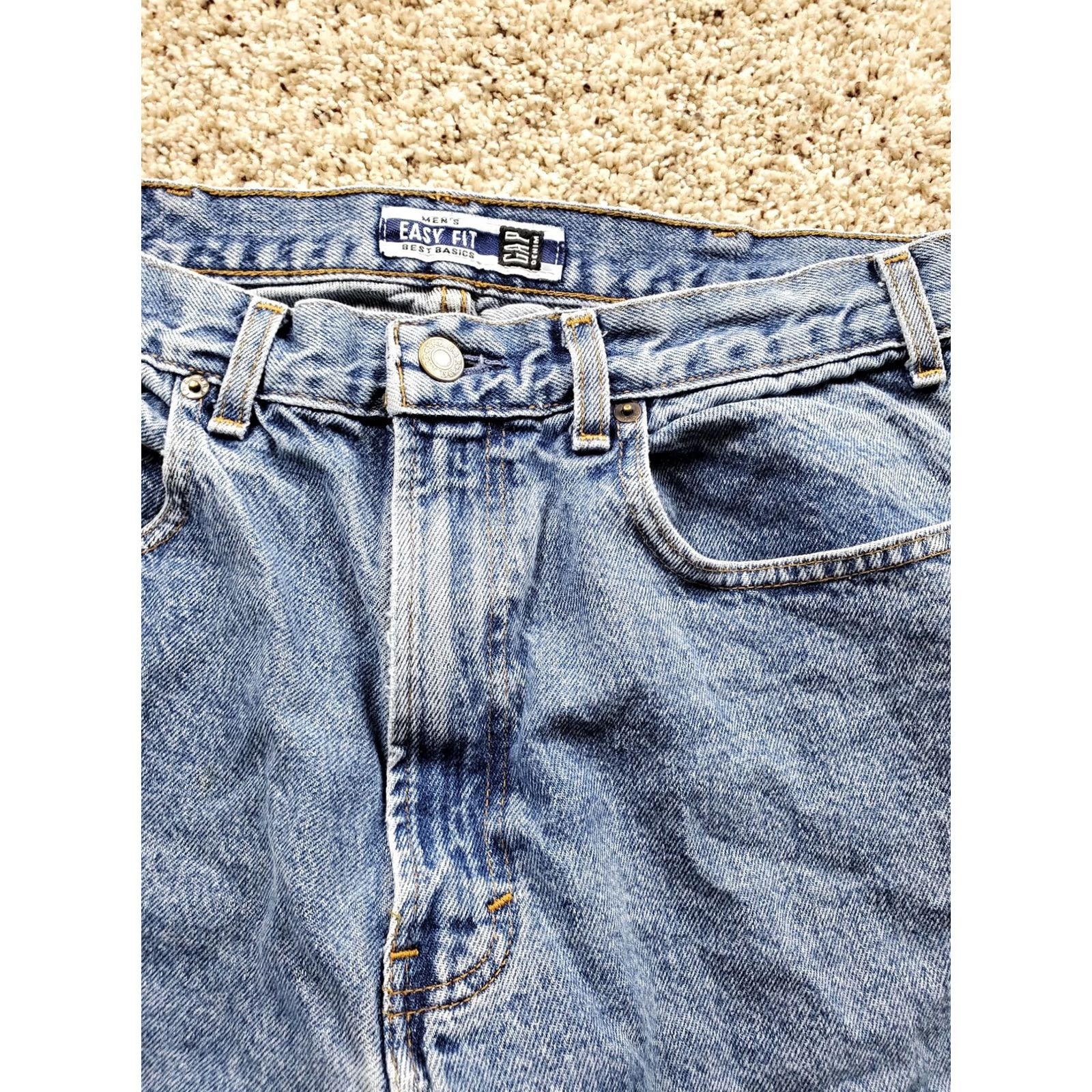 Gap VINTAGE Gap Jeans Mens 36x26 Easy Fit Classic 5 Pocket Straight Leg 90s Denim Size US 36 / EU 52 - 3 Thumbnail