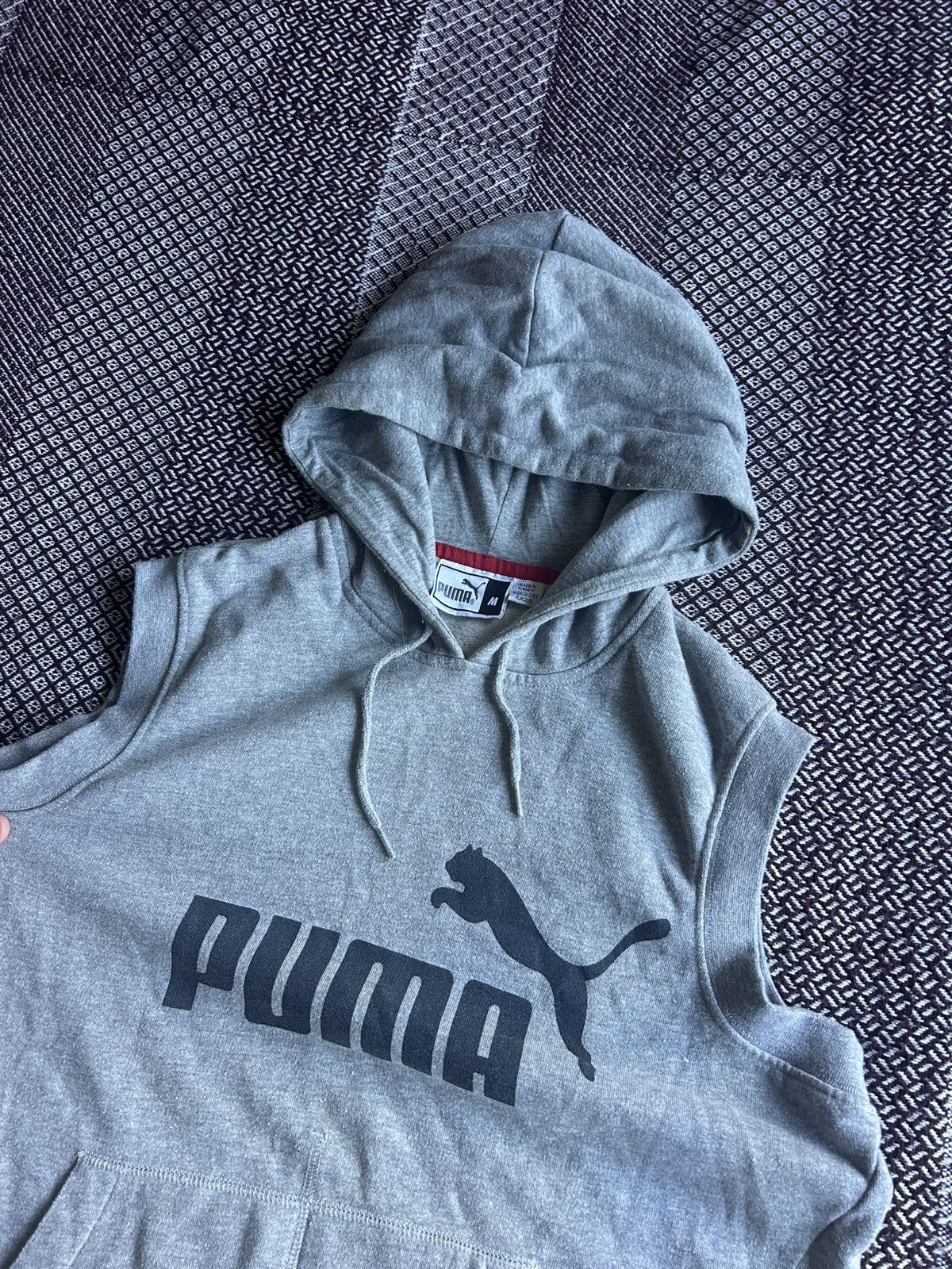 Puma Puma Vintage Vest Grey Hoodie Unisex Sportswear Size Medium Size US M / EU 48-50 / 2 - 7 Thumbnail