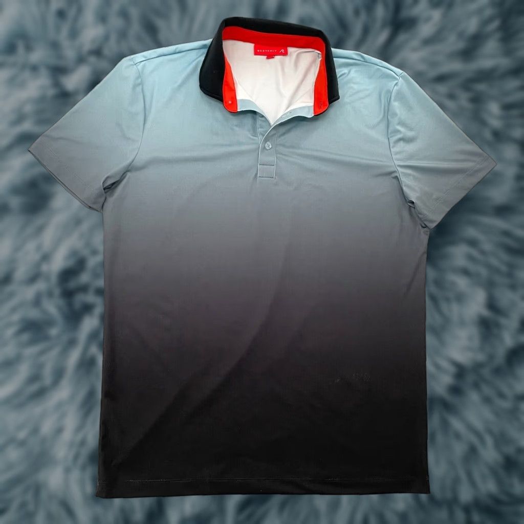 Vintage Redvanly Shirt Polo Adult Small Mens S Black Blue Ombre Performance Golf Logo Size US S / EU 44-46 / 1 - 1 Thumbnail