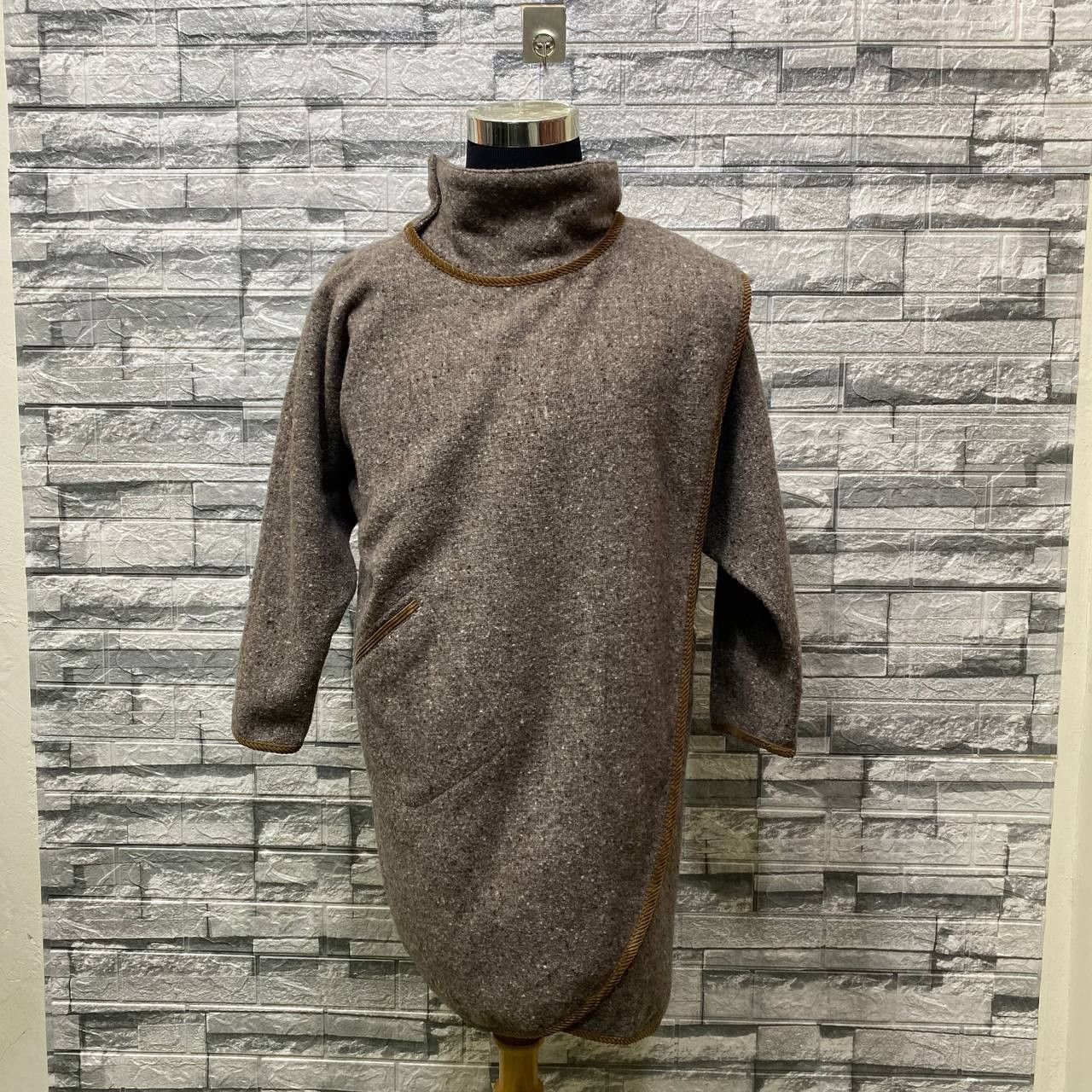 Japanese Brand YOHJI YAMAMOTO STYLE BOBBIE BROOKS N.YORK SCARF COAT WOOL Size US M / EU 48-50 / 2 - 10 Thumbnail