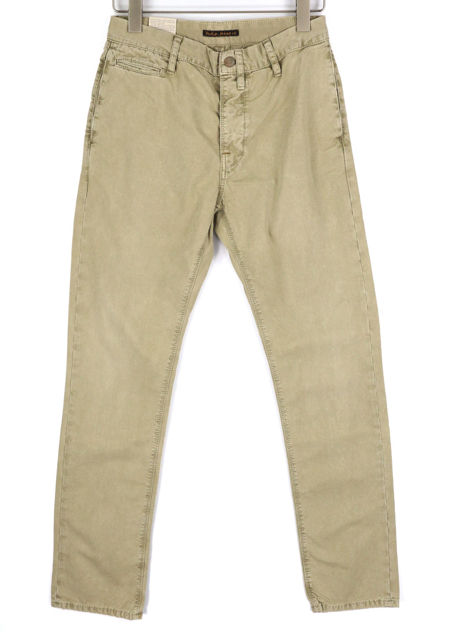 Nudie Jeans KHAKI REGULAR W28/L32 Mid Beige Chino Trousers 81934 Size US 28 / EU 44 - 1 Thumbnail