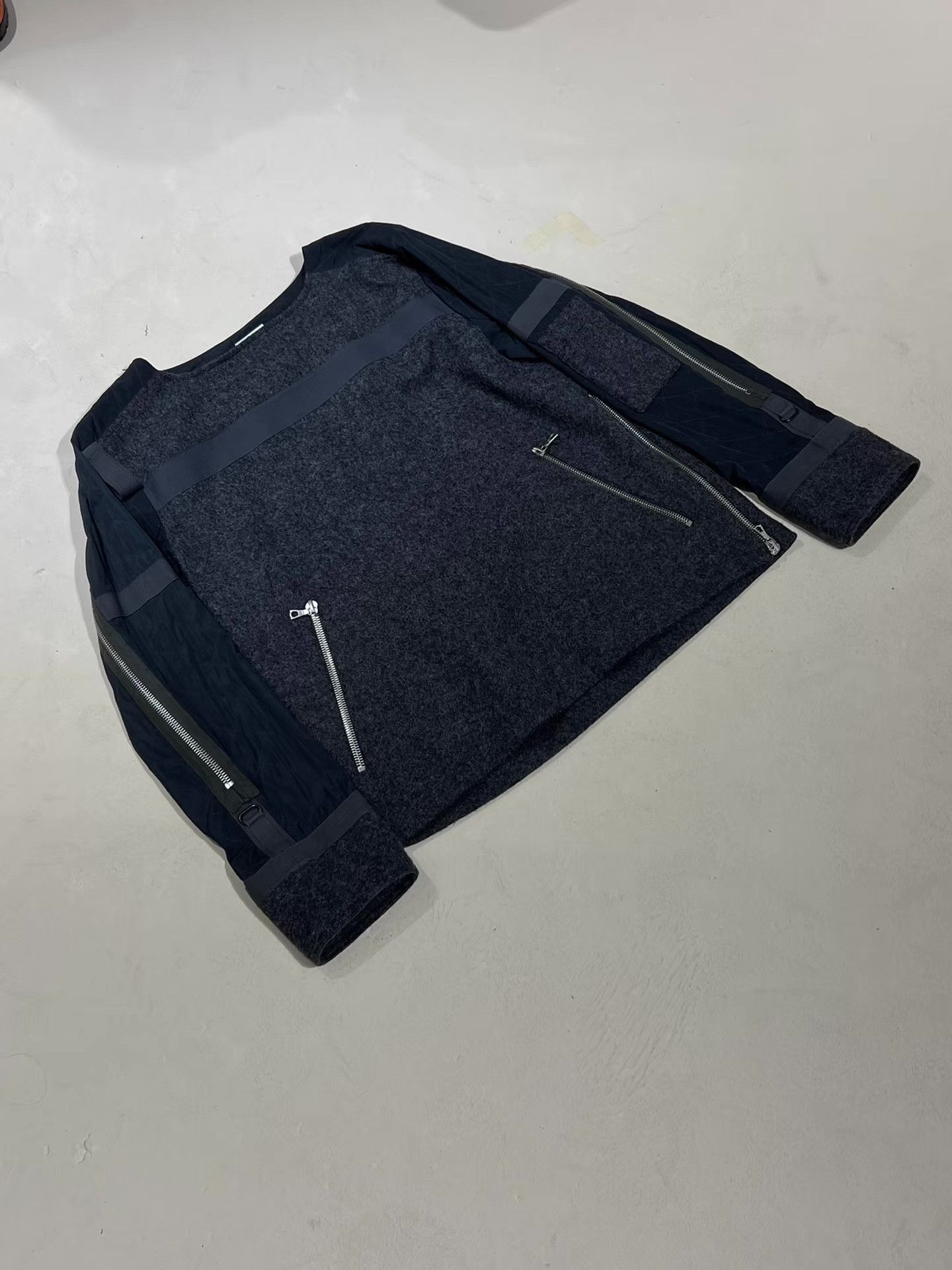 Dries Van Noten Dries Van Noten 14AW Wool Strapped Backzip Q13 Size US L / EU 52-54 / 3 - 5 Thumbnail