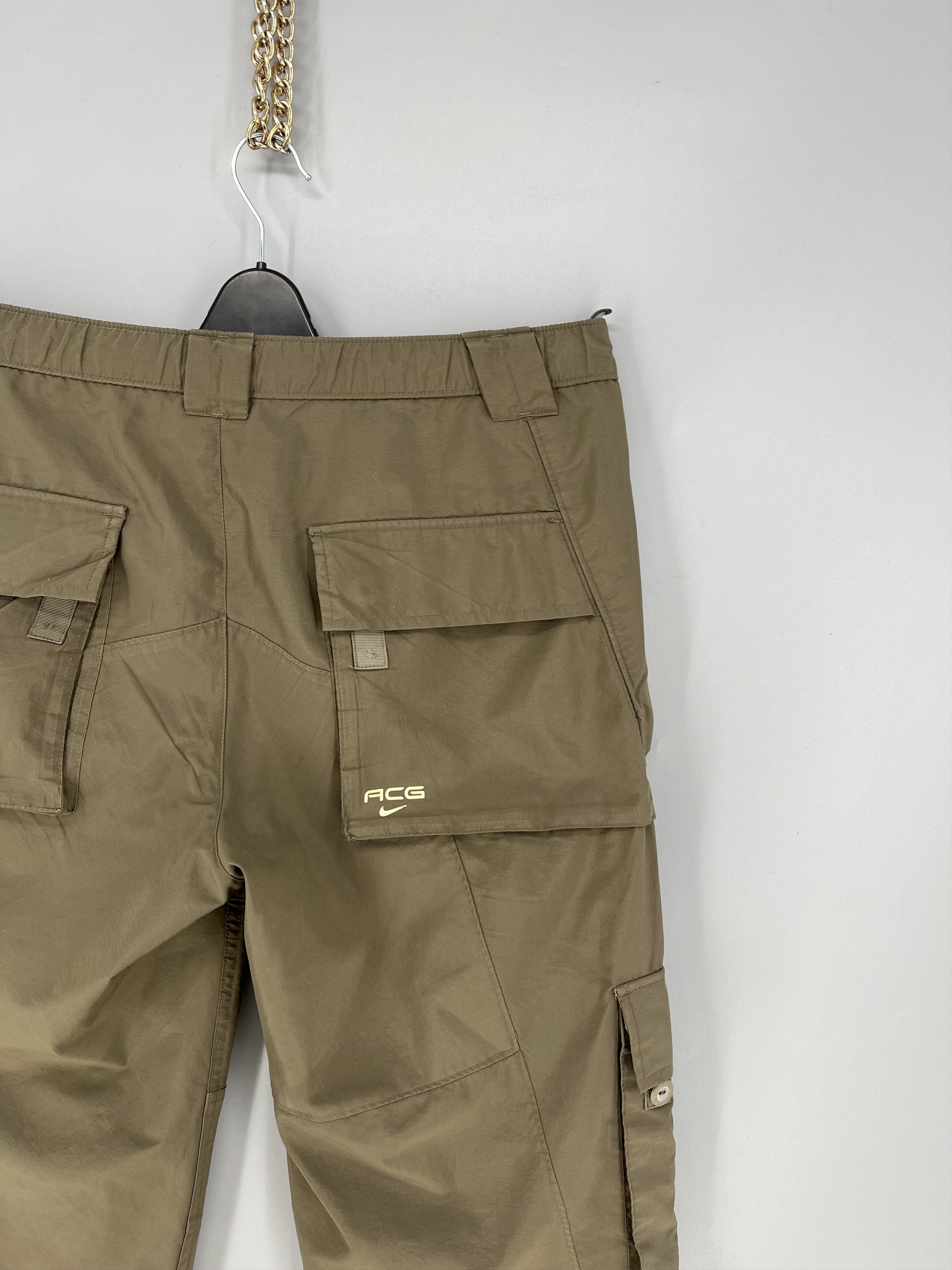 Vintage Vintage Nike ACG Men Cargo Pants Wide Leg size M Size US 32 / EU 48 - 10 Thumbnail