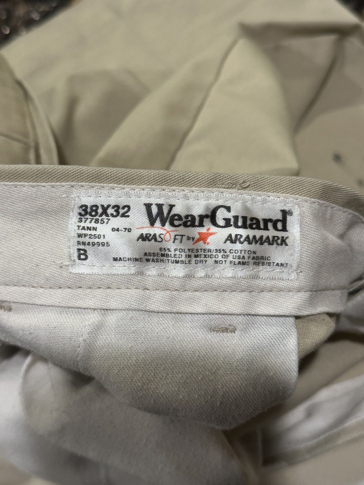 Vintage Vintage Wearguard Khaki Tan Panters Dress Pants Size US 38 / EU 54 - 7 Thumbnail