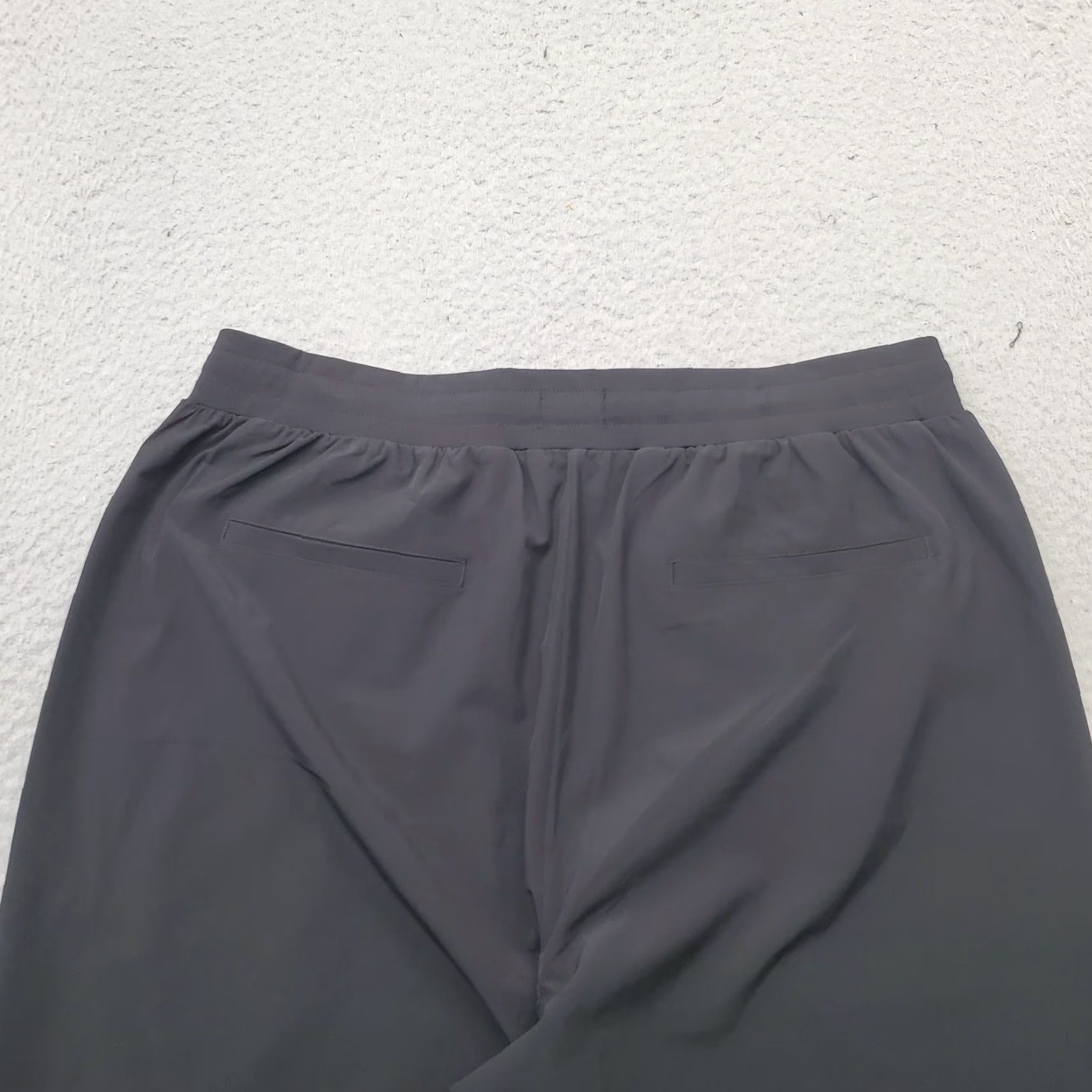 Lou & Grey Lou & Grey Sweatpants Womens Size L Black Stretch Drawstring Waist Straight Leg Size 36" / US 14 / IT 50 - 7 Thumbnail