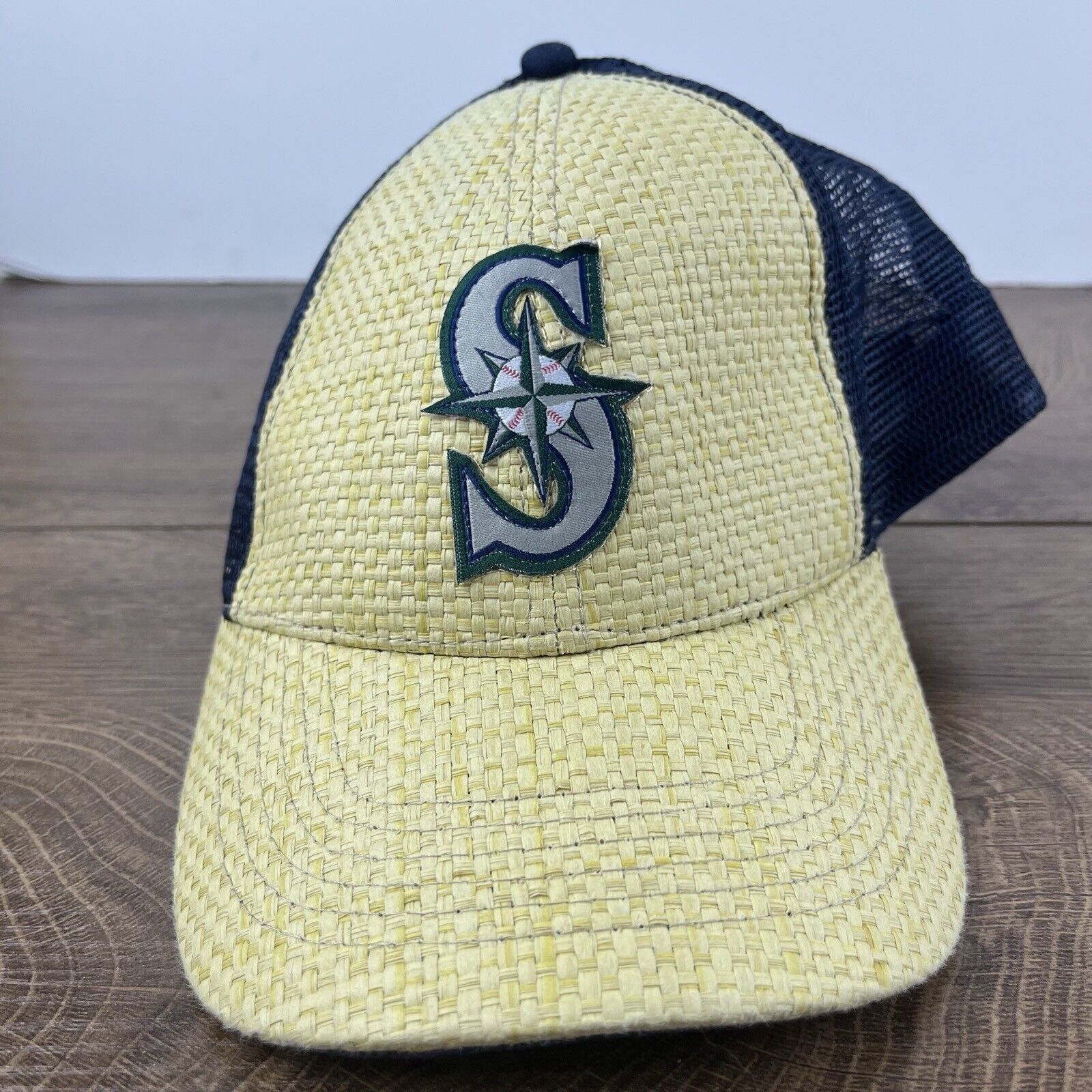 Other Seattle Mariners Snapback Hat Tan Cap Adjustable Brown Adult Size ONE SIZE - 2 Thumbnail