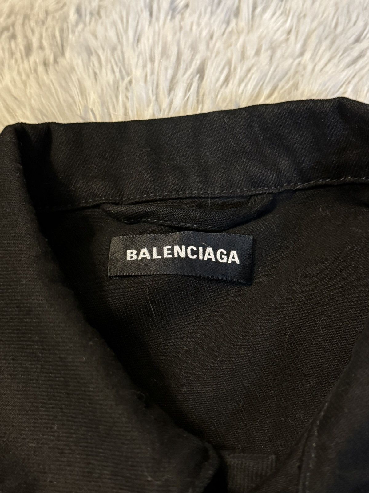 Balenciaga crew denim jacket Size US L / EU 52-54 / 3 - 4 Thumbnail