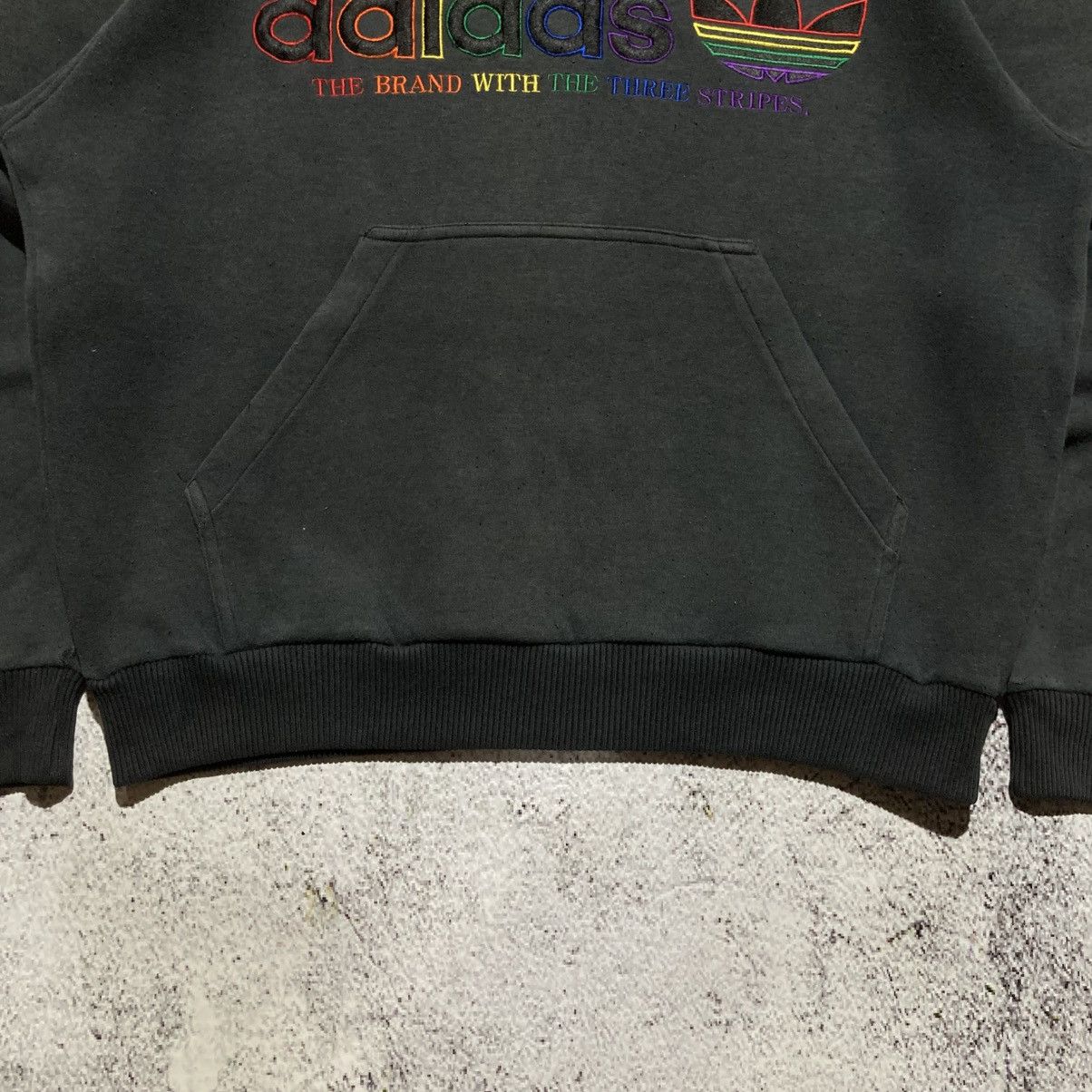 Adidas 1990s Vintage Adidas Rasta Descente Reggae Hoodie Black Size US L / EU 52-54 / 3 - 6 Thumbnail