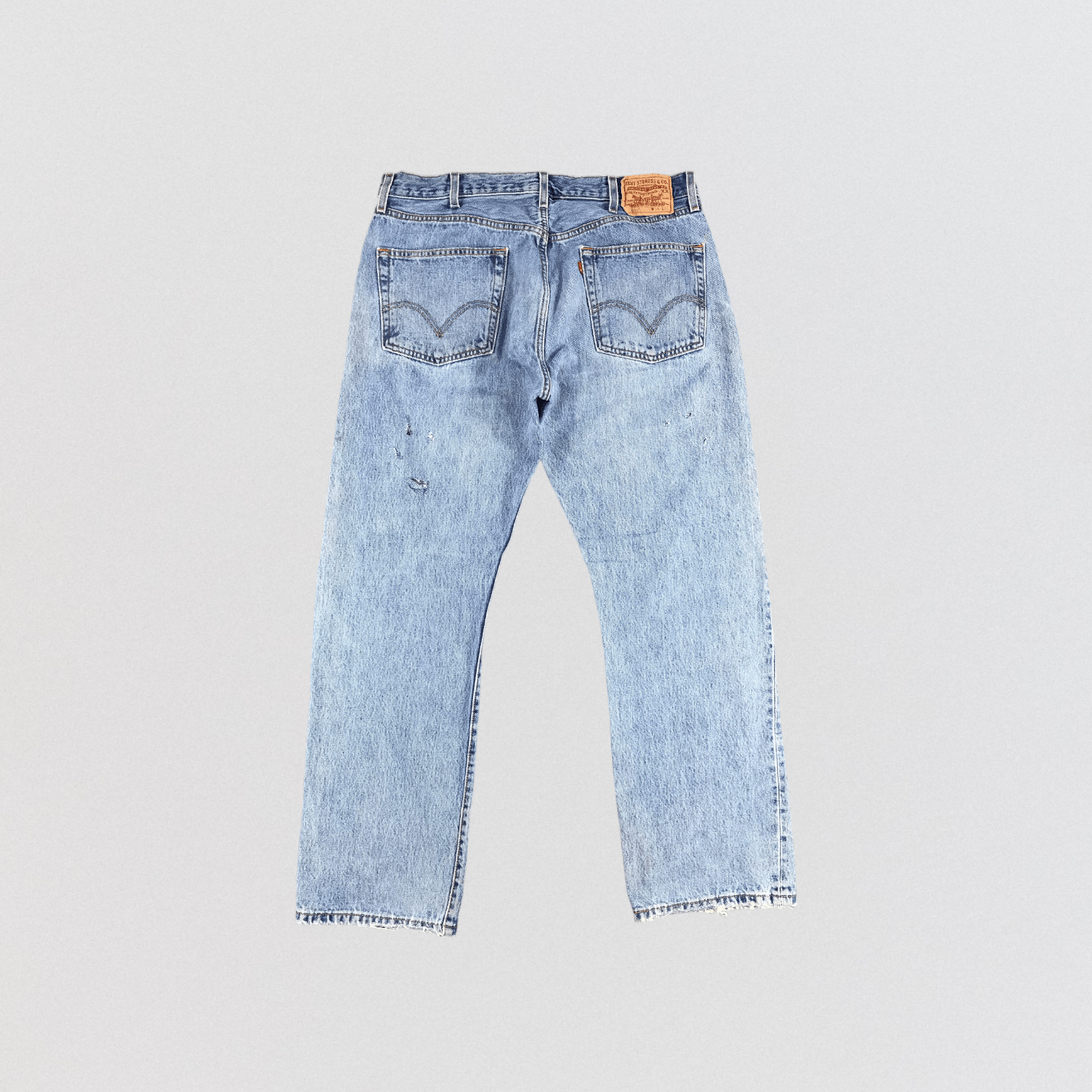 Levi's × Vintage Vintage 90s Distress Levis 501 Jeans-JM1142 Size US 37 - 2 Thumbnail