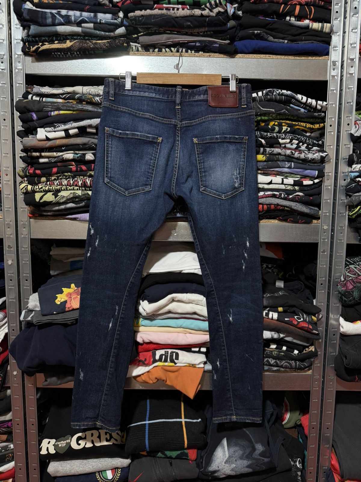 Dsquared2 Rare Luxury Dsquared2 Distressed Thrashed Jeans Y2K Hype 46 Size US 30 / EU 46 - 2 Thumbnail