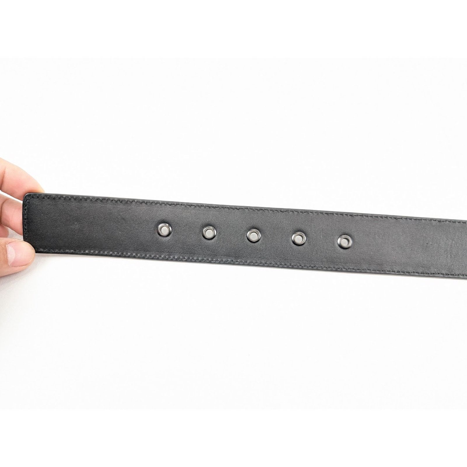 Bottega Veneta o1rshd1 Size: 110 / Intrecciato Belt in Black Size 42 - 12 Thumbnail