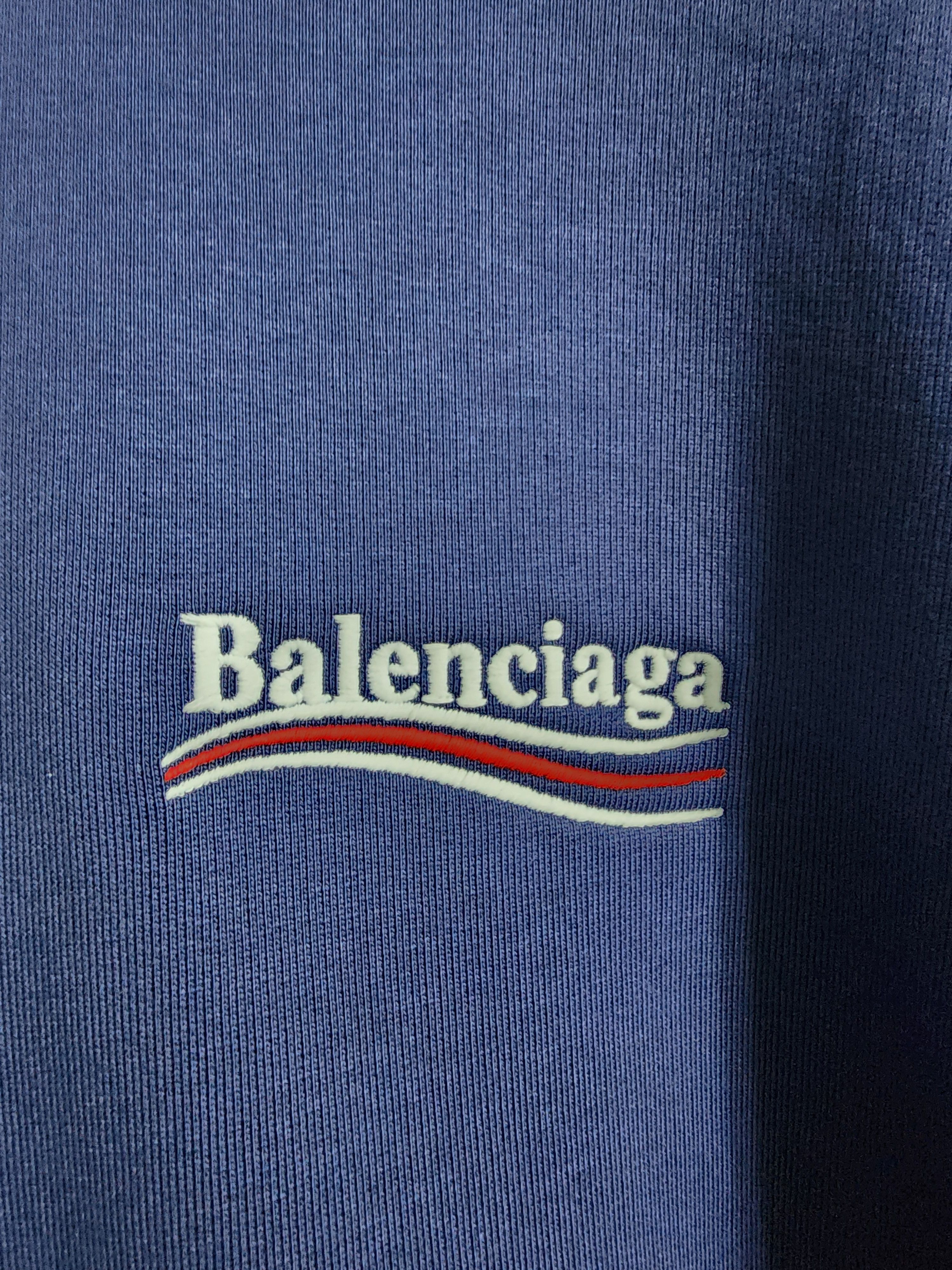 Balenciaga Political Campaign Embroidered Hoodie Size US S / EU 44-46 / 1 - 4 Thumbnail