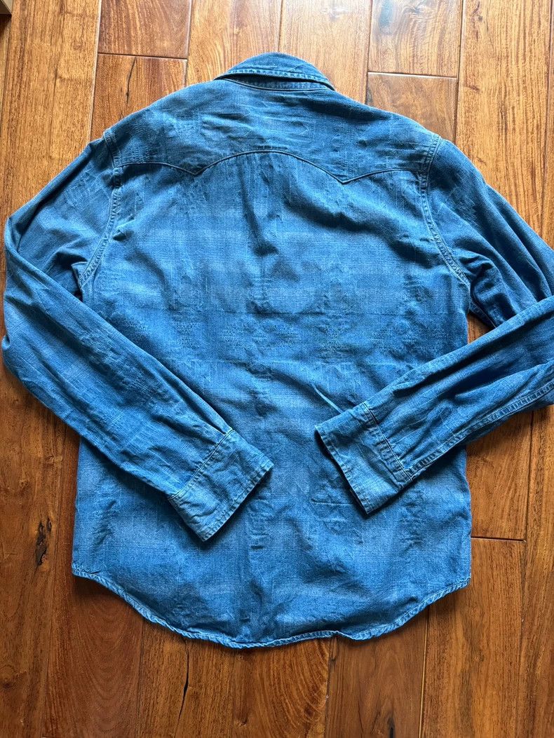 RRL Ralph Lauren RRL Ralph Lauren Western denim shirt Size US M / EU 48-50 / 2 - 3 Thumbnail