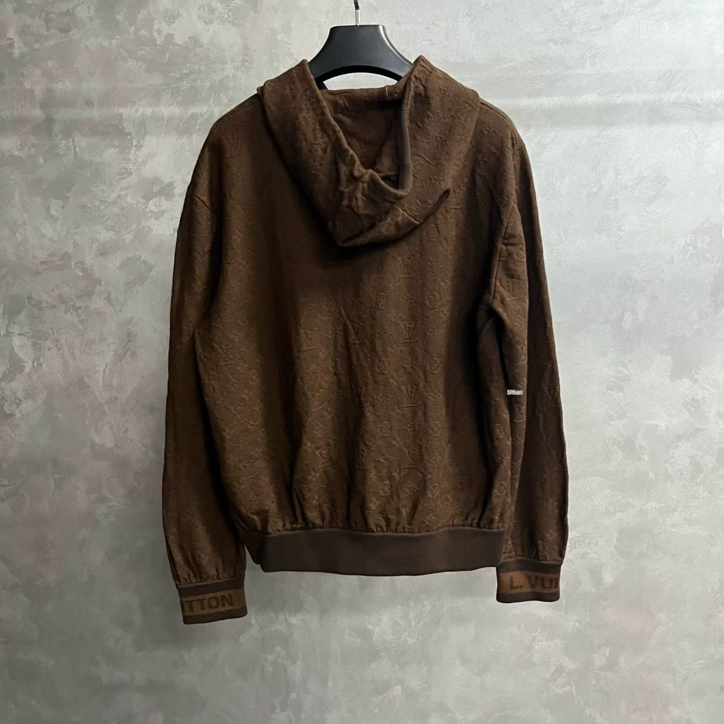 Louis Vuitton Louis Vuitton Brown Drawstring Hooded Sweatshirt Size US L / EU 52-54 / 3 - 5 Thumbnail