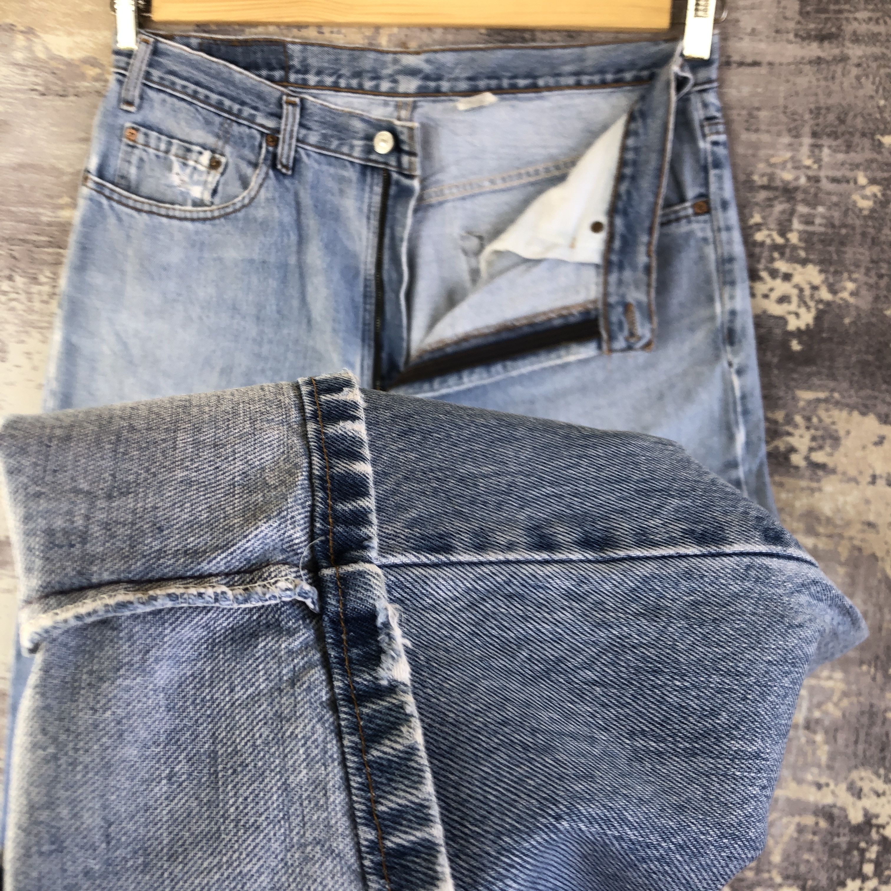Levi's Vintage Levi's 550 Distressed Blue Jeans Denim Pants Size US 36 / EU 52 - 8 Thumbnail