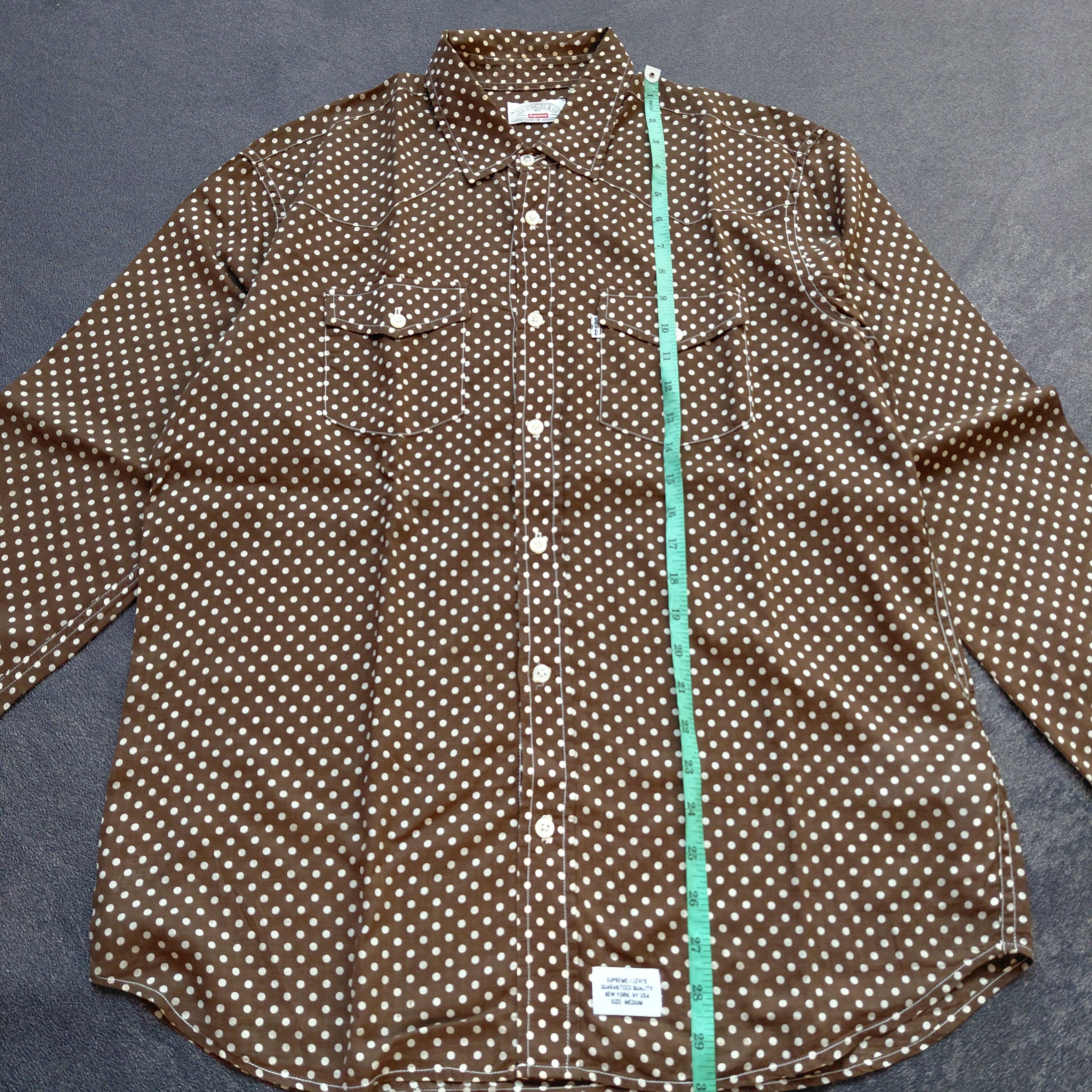 Levi's × Supreme Levis x Supreme Polkadot Shirt Size US M / EU 48-50 / 2 - 11 Thumbnail