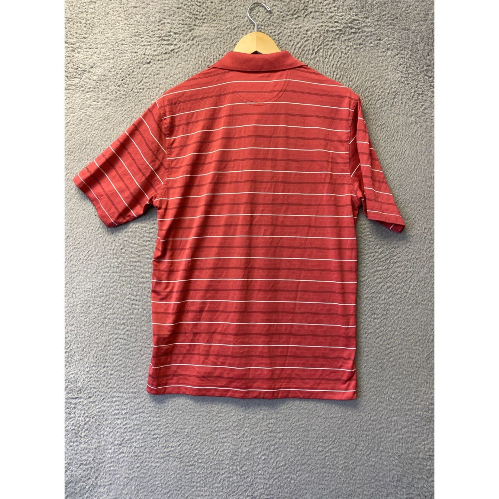 Vintage Greg Norman Men's S Performance Polo UPF Sun Protection Pink / 121-8 Size US S / EU 44-46 / 1 - 7 Thumbnail