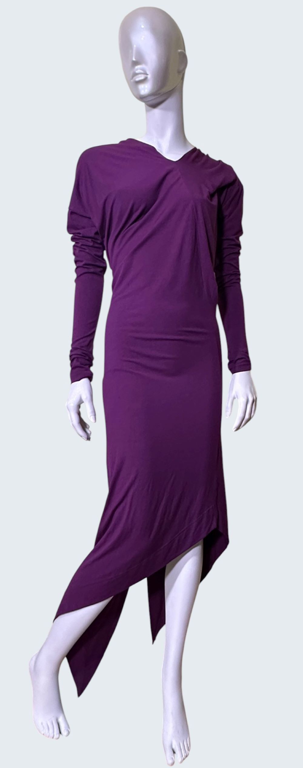 Vivienne Westwood Purple viscose dress Size S / US 4 / IT 40 - 1 Thumbnail