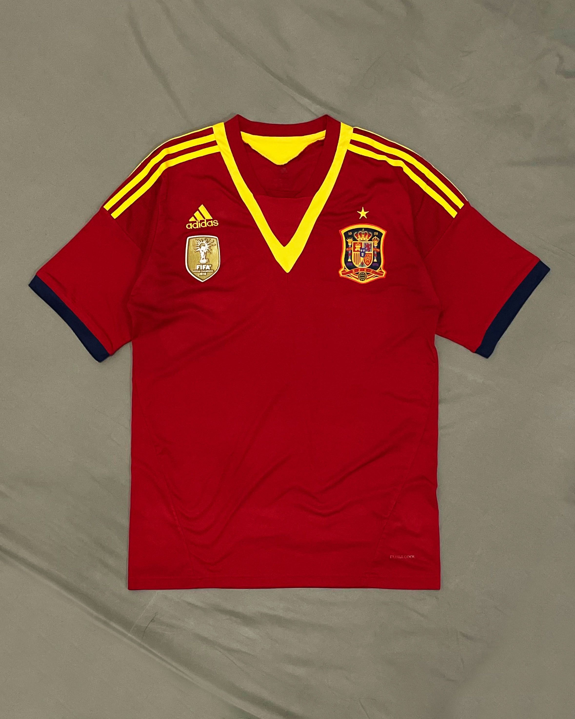 Adidas Spain Home Kit 2011 2012 2013 Size US L / EU 52-54 / 3 - 1 Thumbnail