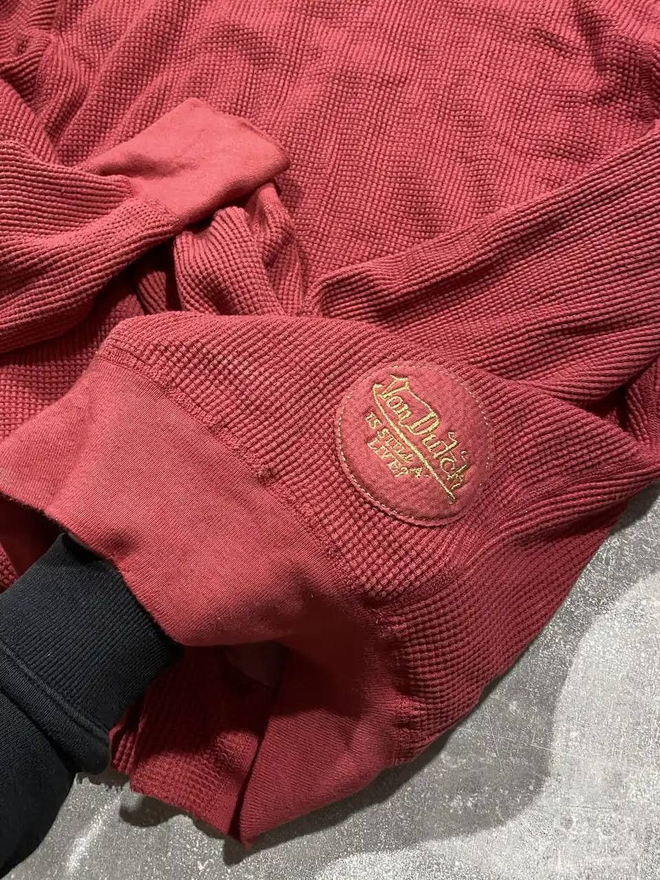 Von Dutch Vintage Y2K Von Dutch Knit Zip Hoodie Size US L / EU 52-54 / 3 - 4 Thumbnail