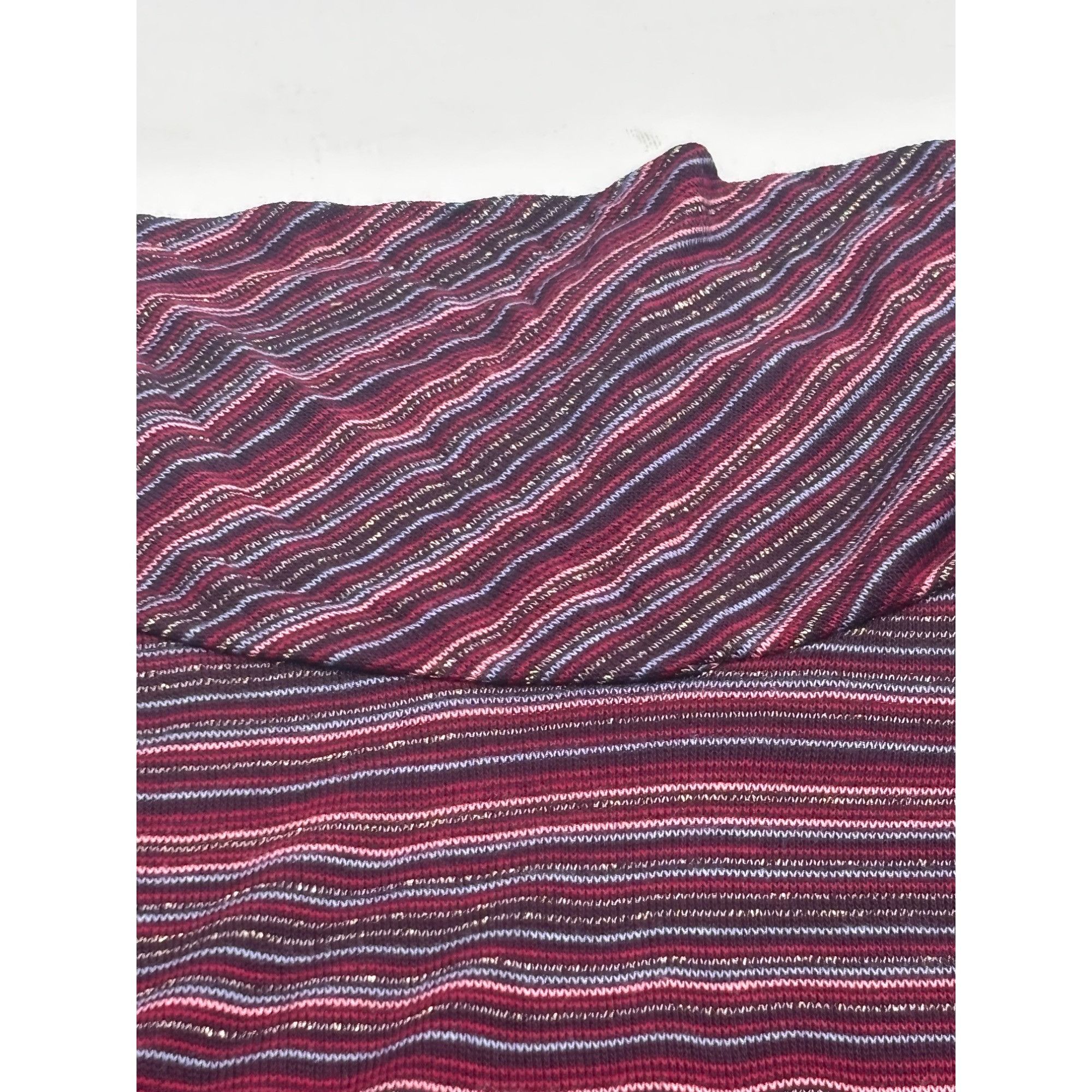 Other Seven7 Women’s Metallic Stripe, Cowl Neck, Dolman Sleeve To Size S / US 4 / IT 40 - 5 Thumbnail